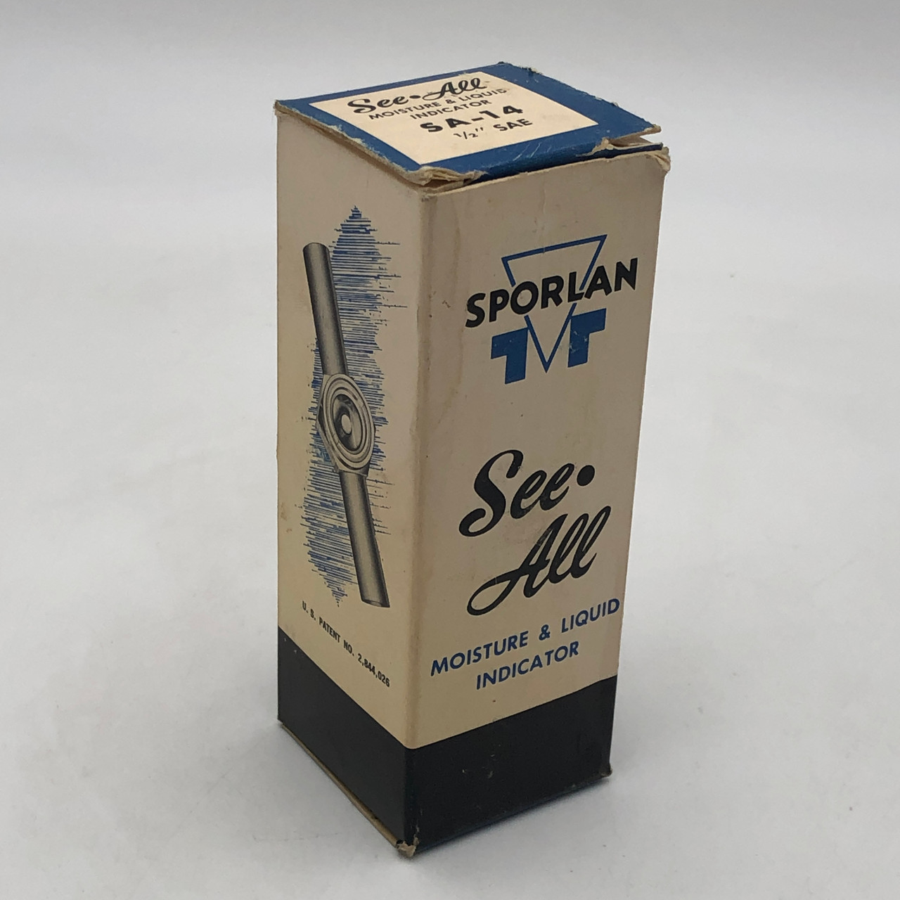 SPORLAN SA-14 1/2" SAR SEE ALL MOISTURE AND LIQUID INDICATOR - NEW