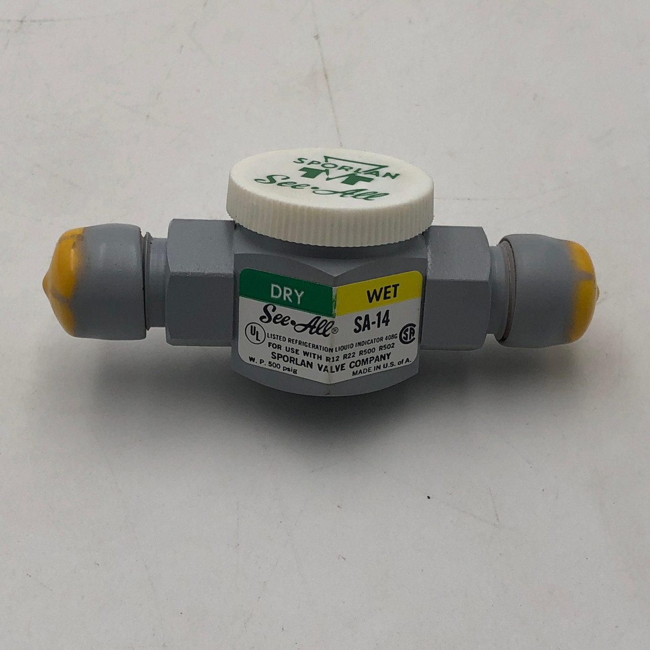 SPORLAN SA-14 1/2" SAR SEE ALL MOISTURE AND LIQUID INDICATOR - NEW
