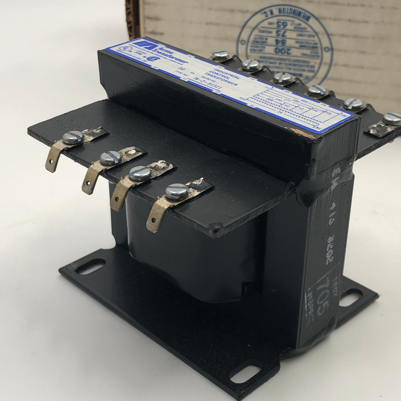 ACME TA-2-81321 AC 208/480 Industrial Step Down Voltage Control Transformer  NEW