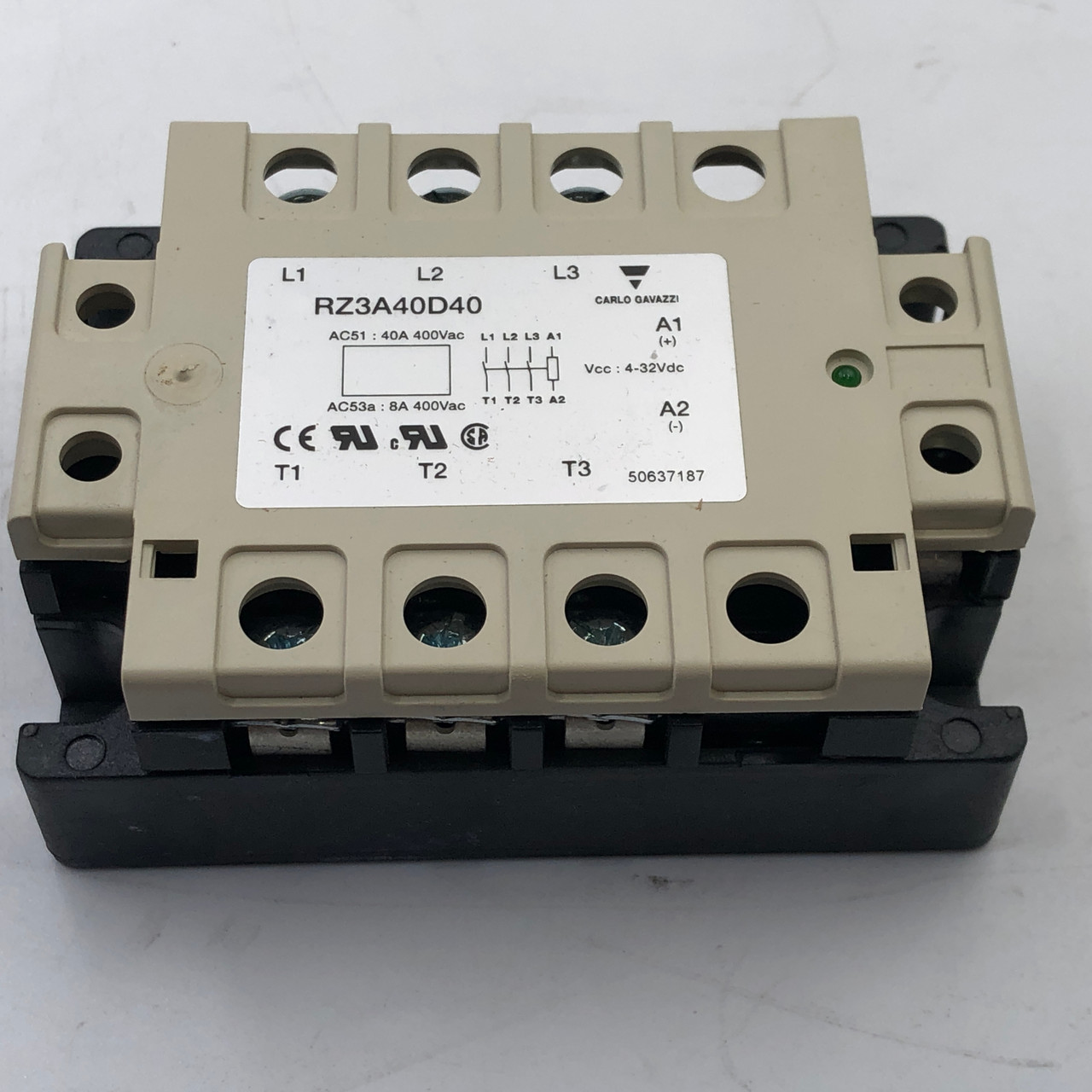 CARLO GAVAZZI RZ3A40D40 240V 40A SOLID STATE RELAY - NEW