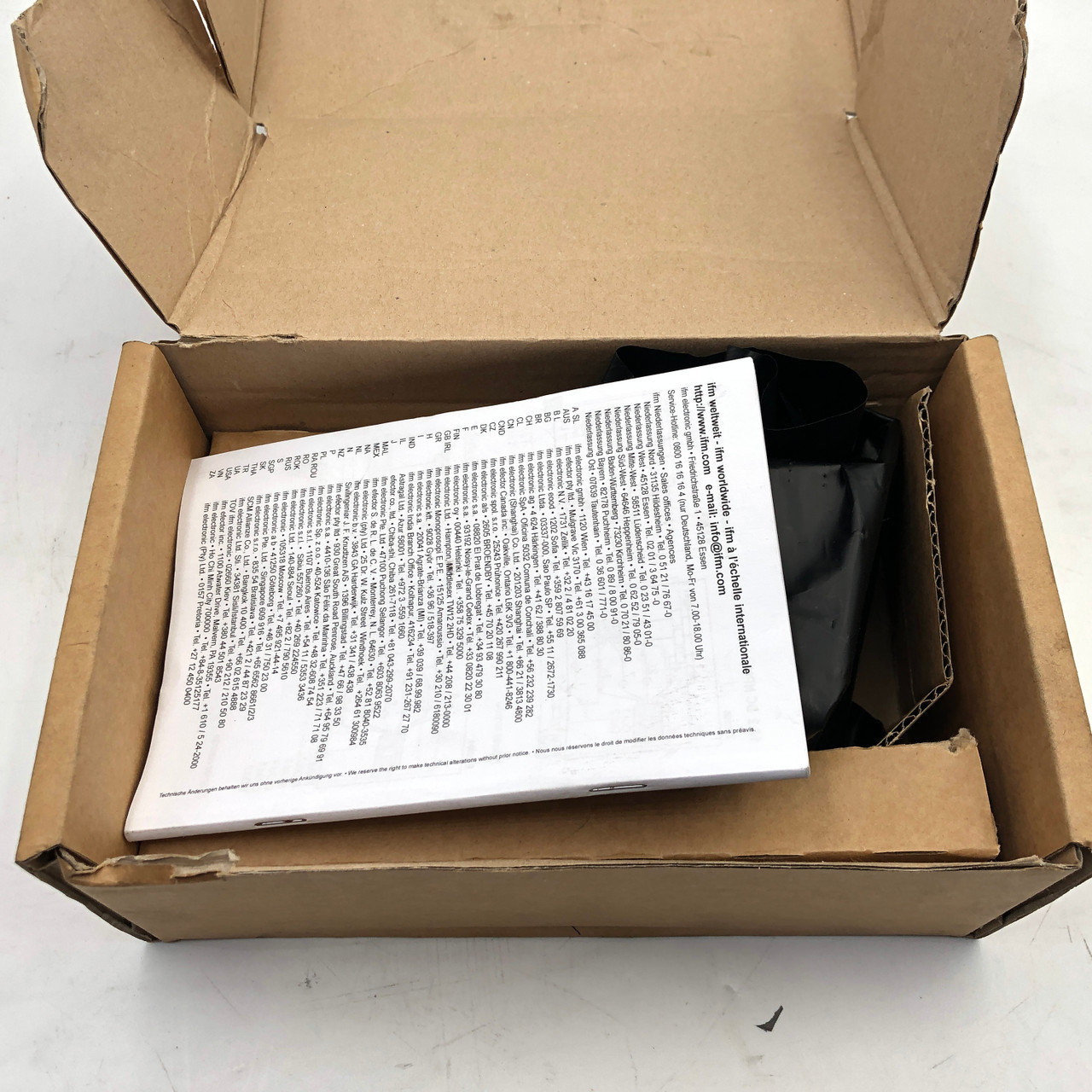 IFM OOF-FPKG/M12/KL2 Fiber Optic Sensor Amplifier Module 3.8m 12-36 VDC New