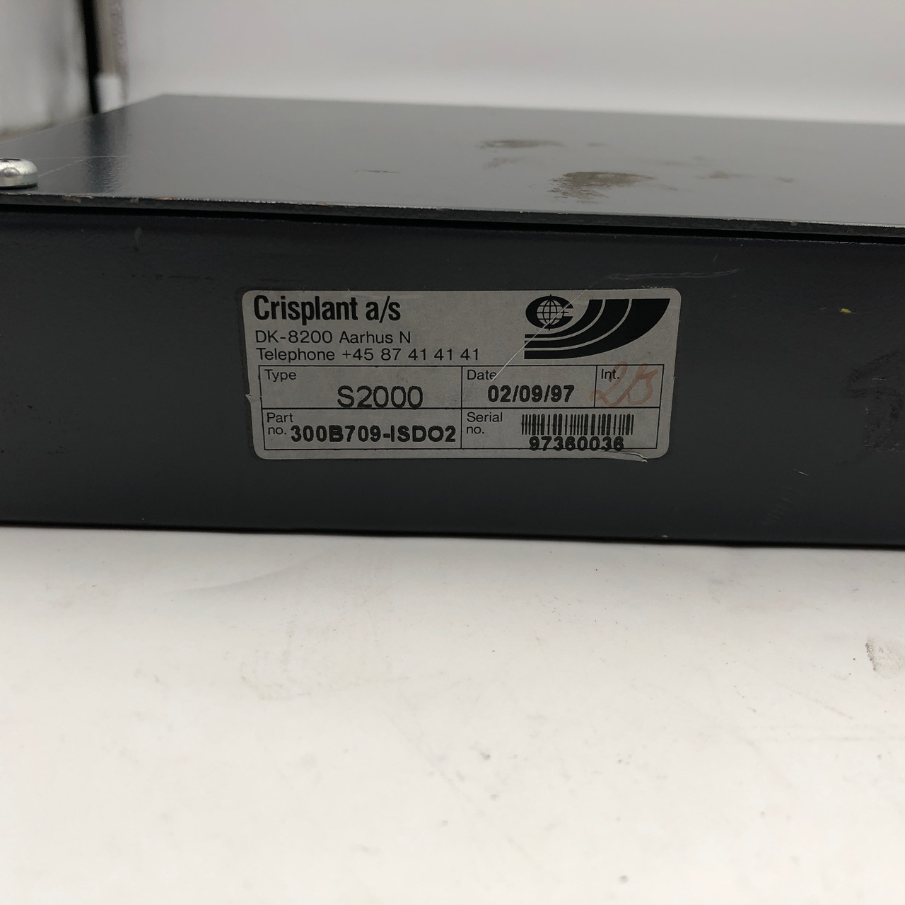 CRISPLANT S-2000 AUTOMATIC TILT TRAY SORTER INTERFACE 300B709-ISDO2 REFURB