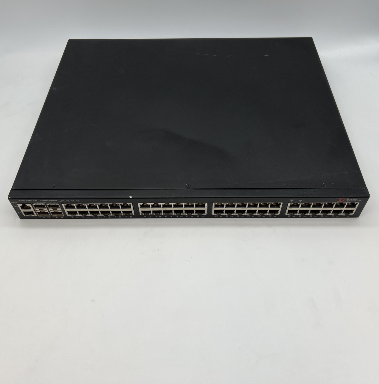 BROCADE ICX6450-48P 48-PORT STACKABLE PoE ETHERNET SWITCH SALER REFURBISHED