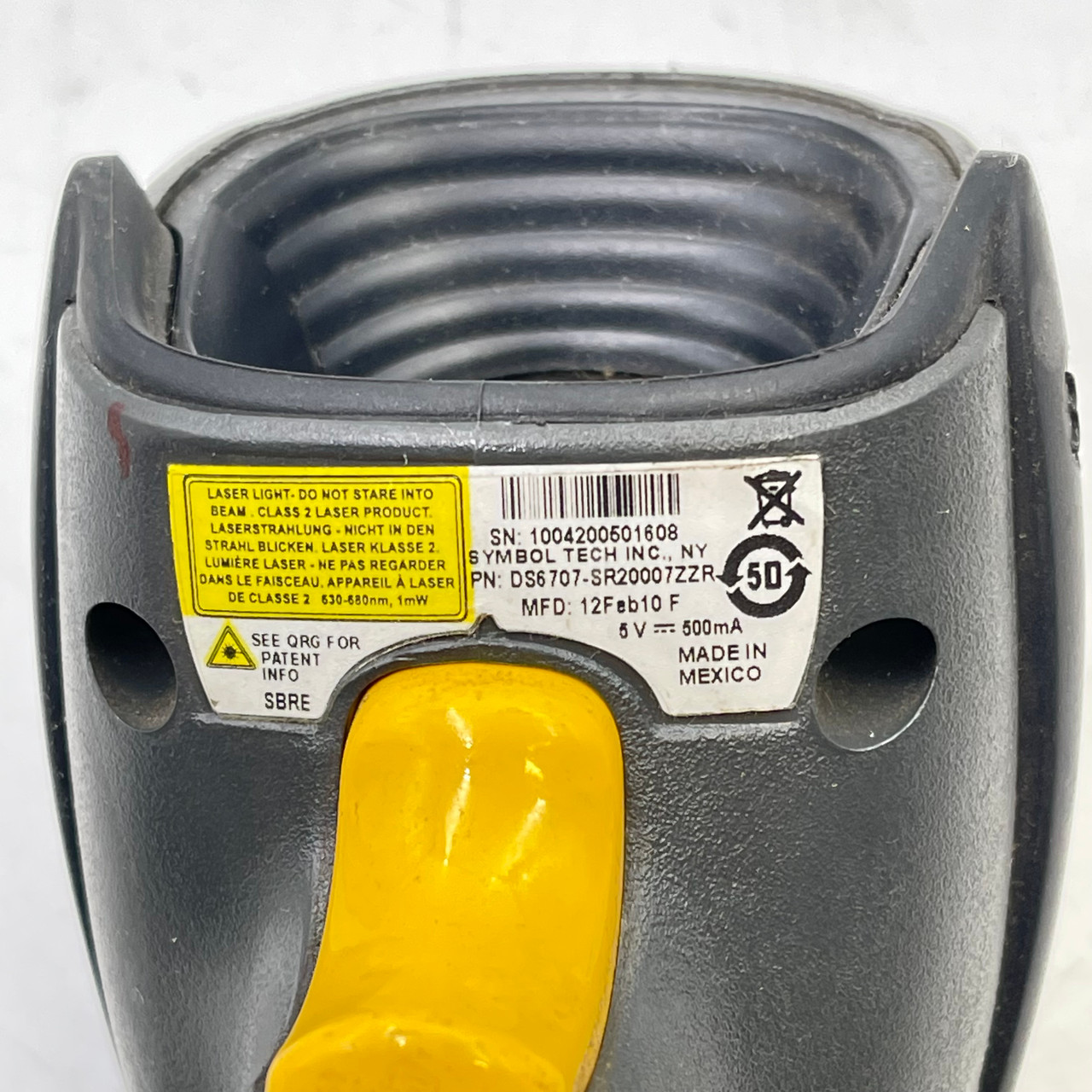 SYMBOL DS6707 HANDHELD BARCODE SCANNER W/ CABLE - LOT OF 5