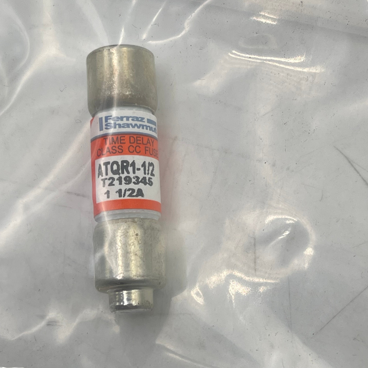 FERRAZ SHAWMUT ATQR1-1/2 CLASS CC 600V 1.5A TIME DELAY FUSE - NEW LOT OF 10