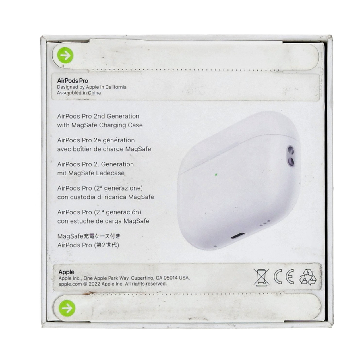Apple AirPods Pro 2nd Gen with MagSafe Charging Case MQD83AM/A -New Sealed
