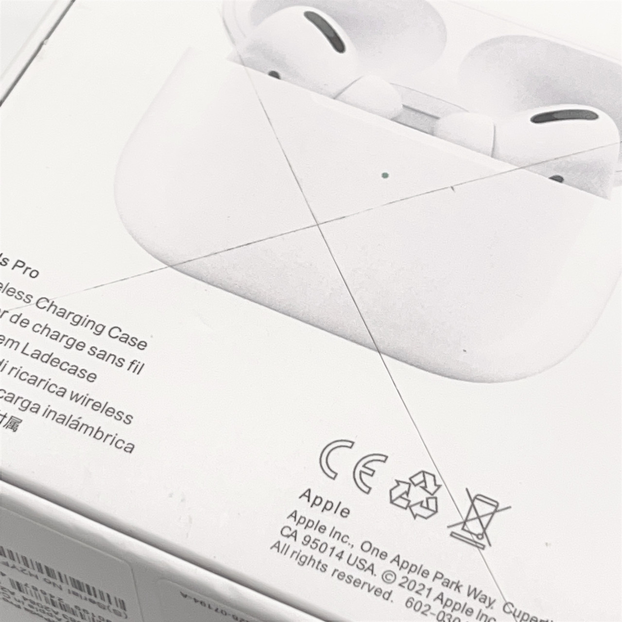 Apple AirPods Pro 1st Gen with Wireless Charging Case MWP22AM/A - New Open Box