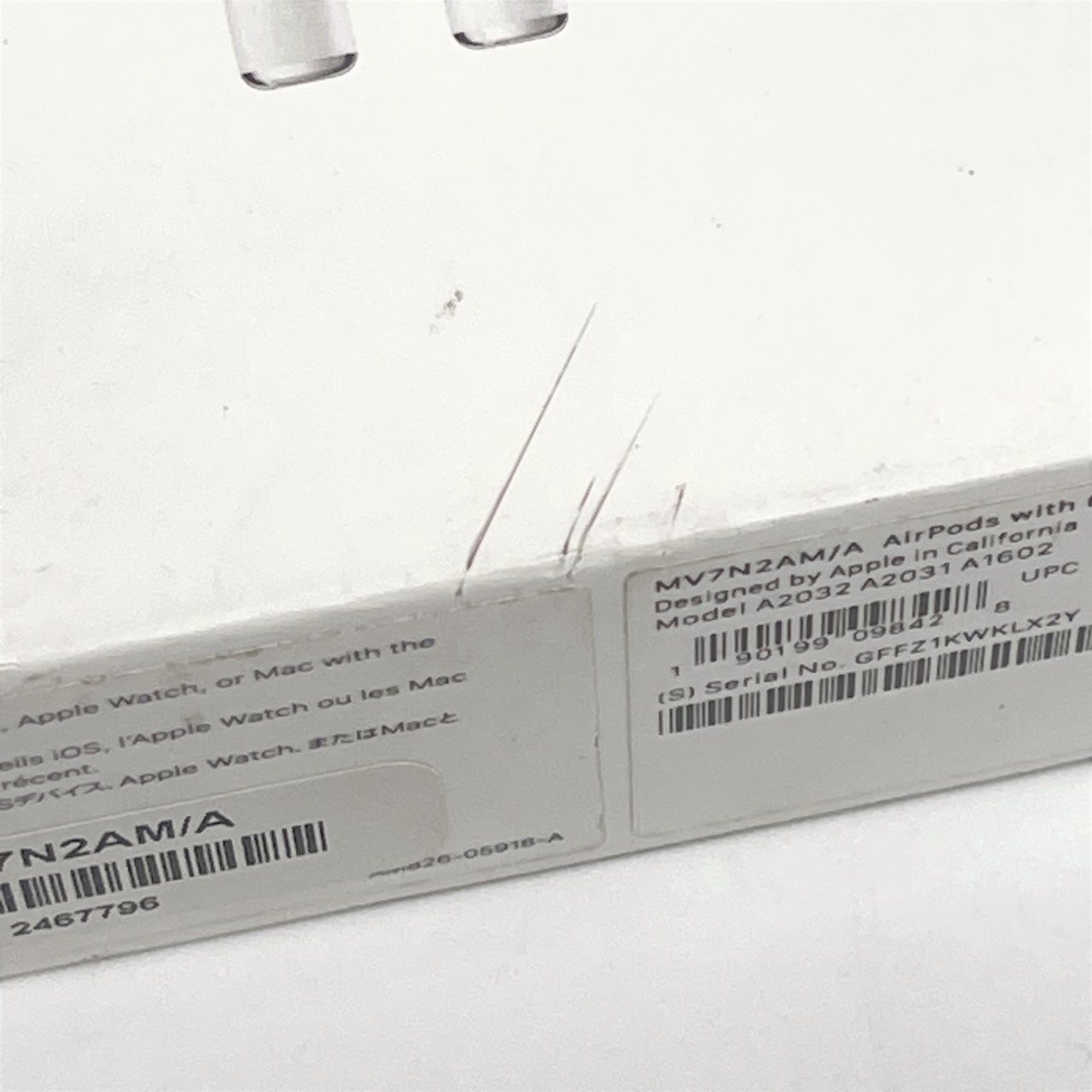 APPLE MV7N2AM/A AIRPODS 2ND GENERATION WITH CHARGING CASE  - USED IN BOX