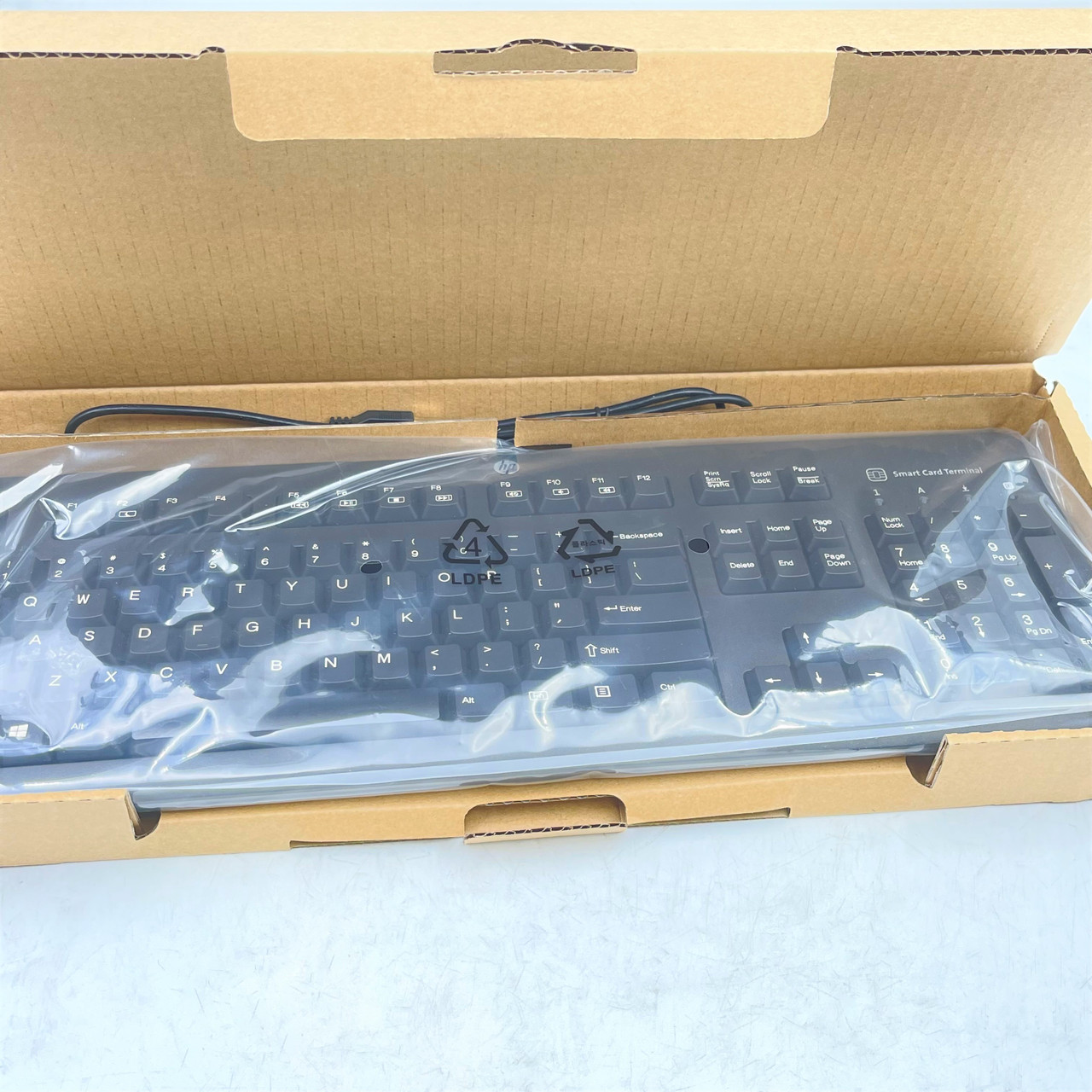 HP USB US Smartcard CCID QWERTY Keyboard 700847-001 - New