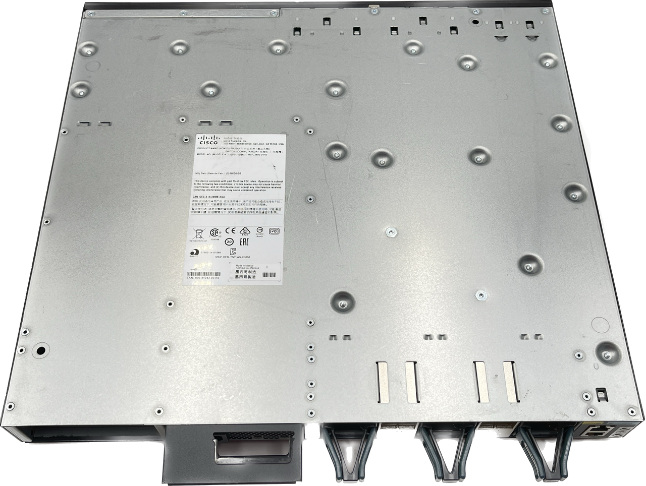 CISCO WS-C3650-24TD-L 24-PORT CATALYST GIGABIT SWITCH 2X10G SELLER REFURBISHED
