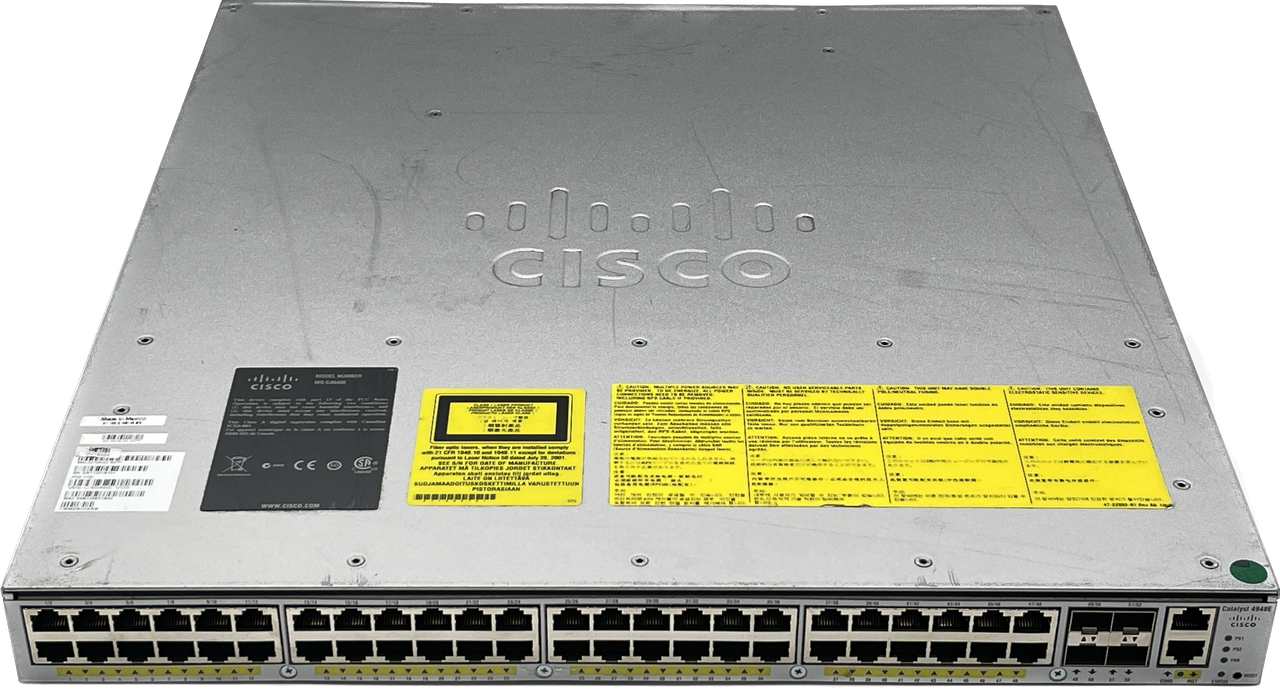 CISCO WS-C3560X-48PF-S 48-PORT GIGABIT PoE ETHERNET SWTICH - FACTORY RESET