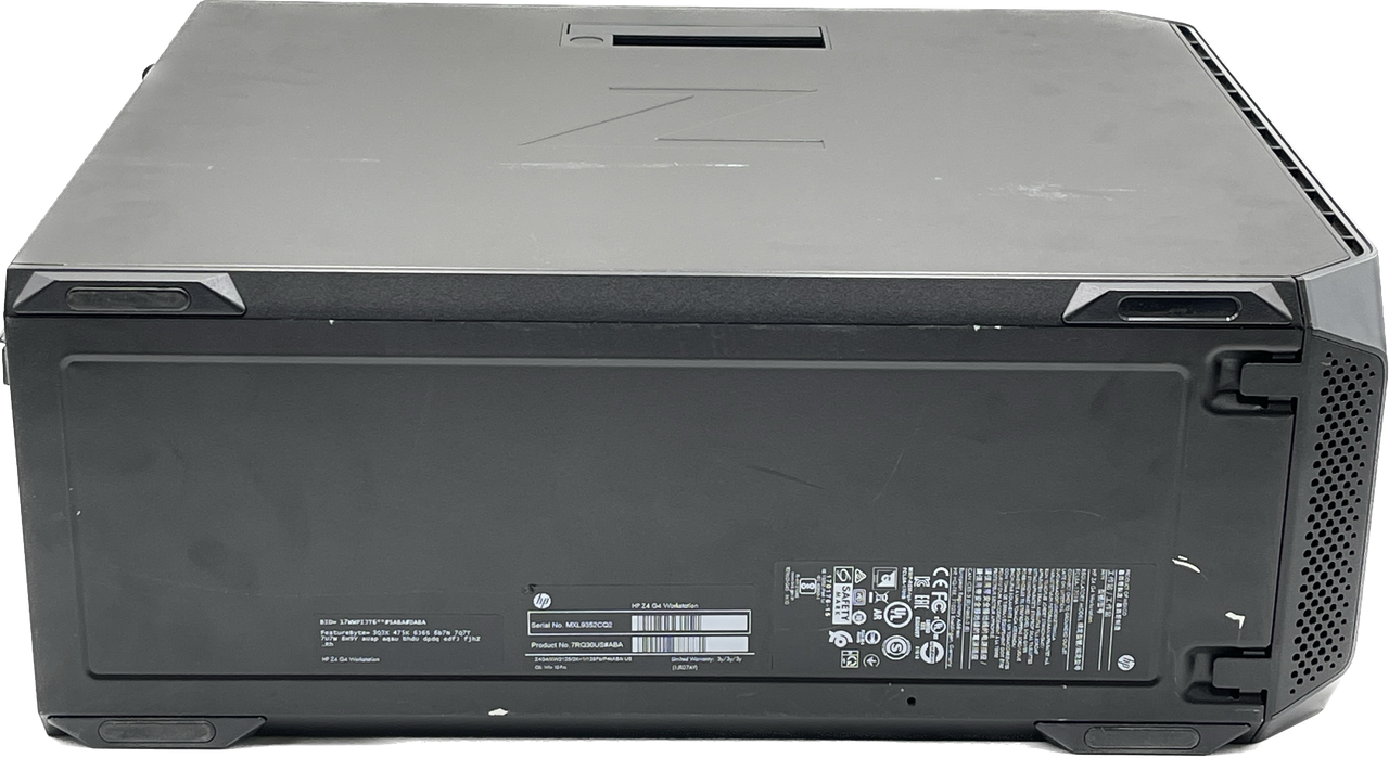 HP Z4 G4 Workstation Xeon W-2125 Nvidia Quadro P4000 128GB RAM 512GB NVMe