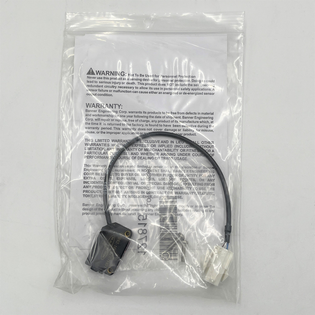 BANNER 97942-162K767H01 10-30VDC Q20 SERIES PHOTOELECTRIC SENSOR - NEW