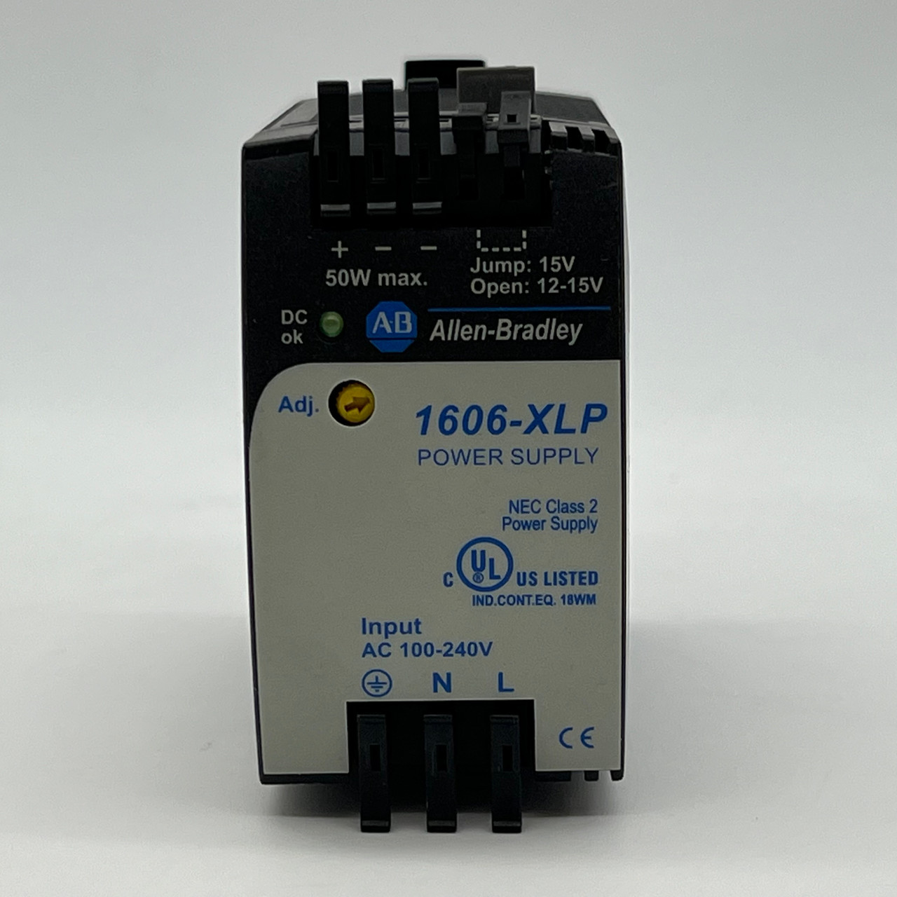 ALLEN BRADLEY 1606-XLP50B 12-15VDC 4.2A 50W POWER SUPPLY