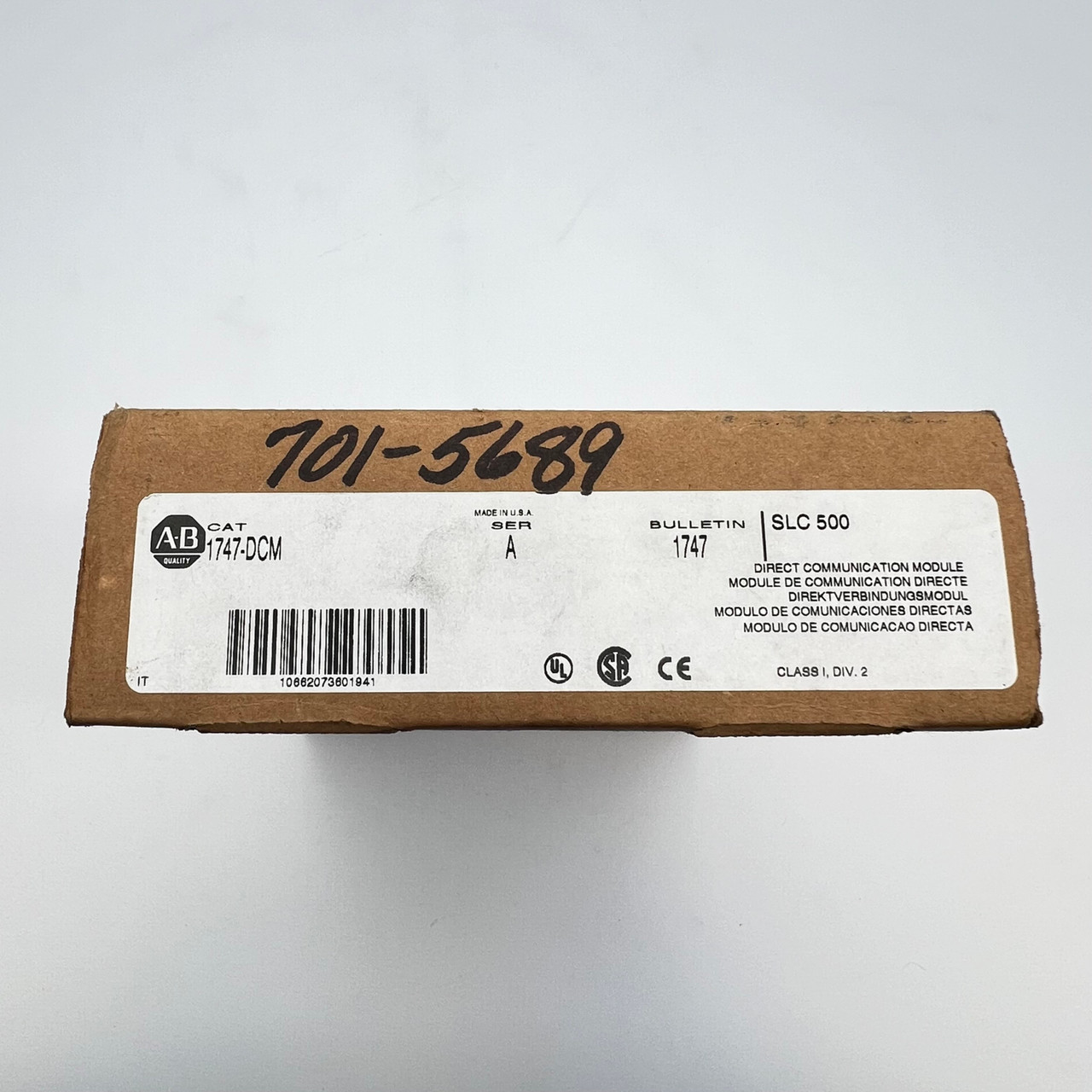 ALLEN BRADLEY 1747-DCM SERC A CONTROLNET RS232 DIRECT COMMUNICATION MODULE - NEW