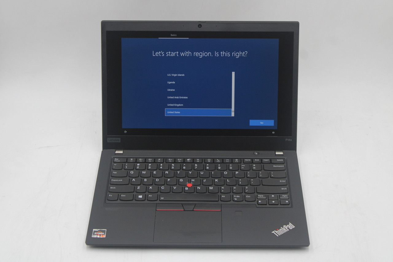 Lenovo 14.0" ThinkPad P14s Gen 1 LAPTOP (Ryzen 7 PRO 4750U, 16GB, 512GB NVMe)