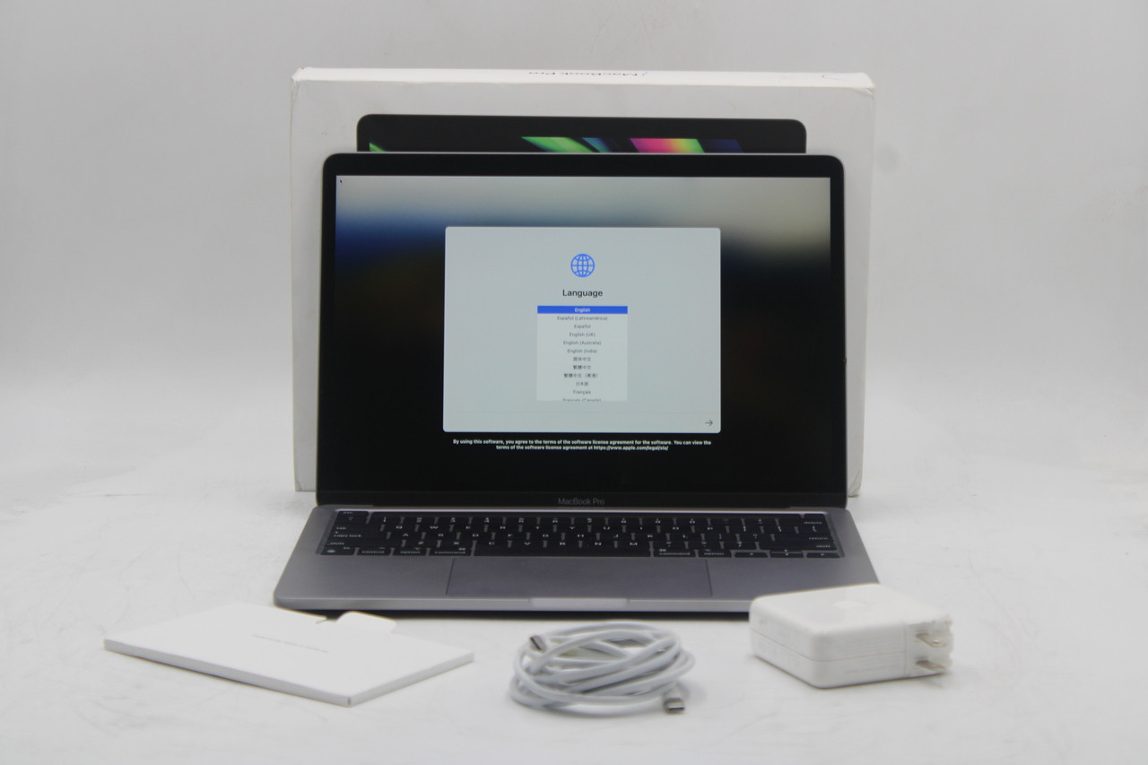 APPLE MACBOOK PRO 2020 13.3" (M1 3.20GHz, 8GB RAM, 256GB SSD) 220 Battery Cycles