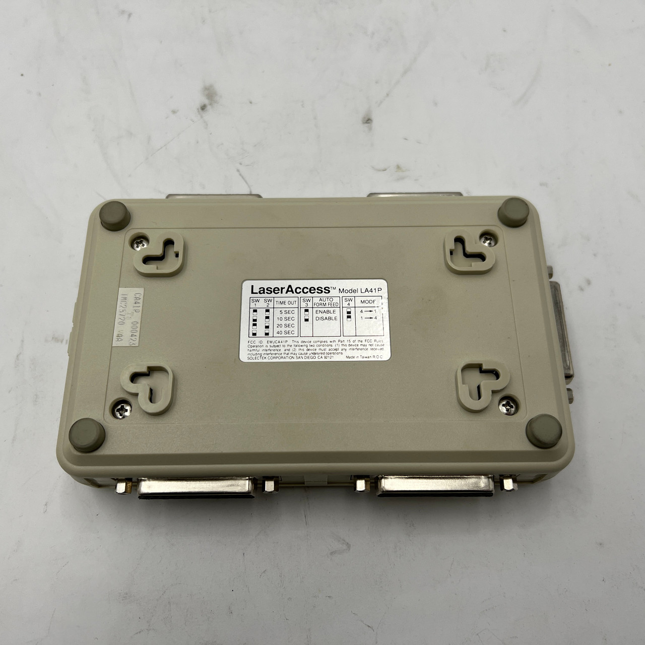 SOLECTEK LA41P 4 Port Auto Laser Access Parallel  - NEW