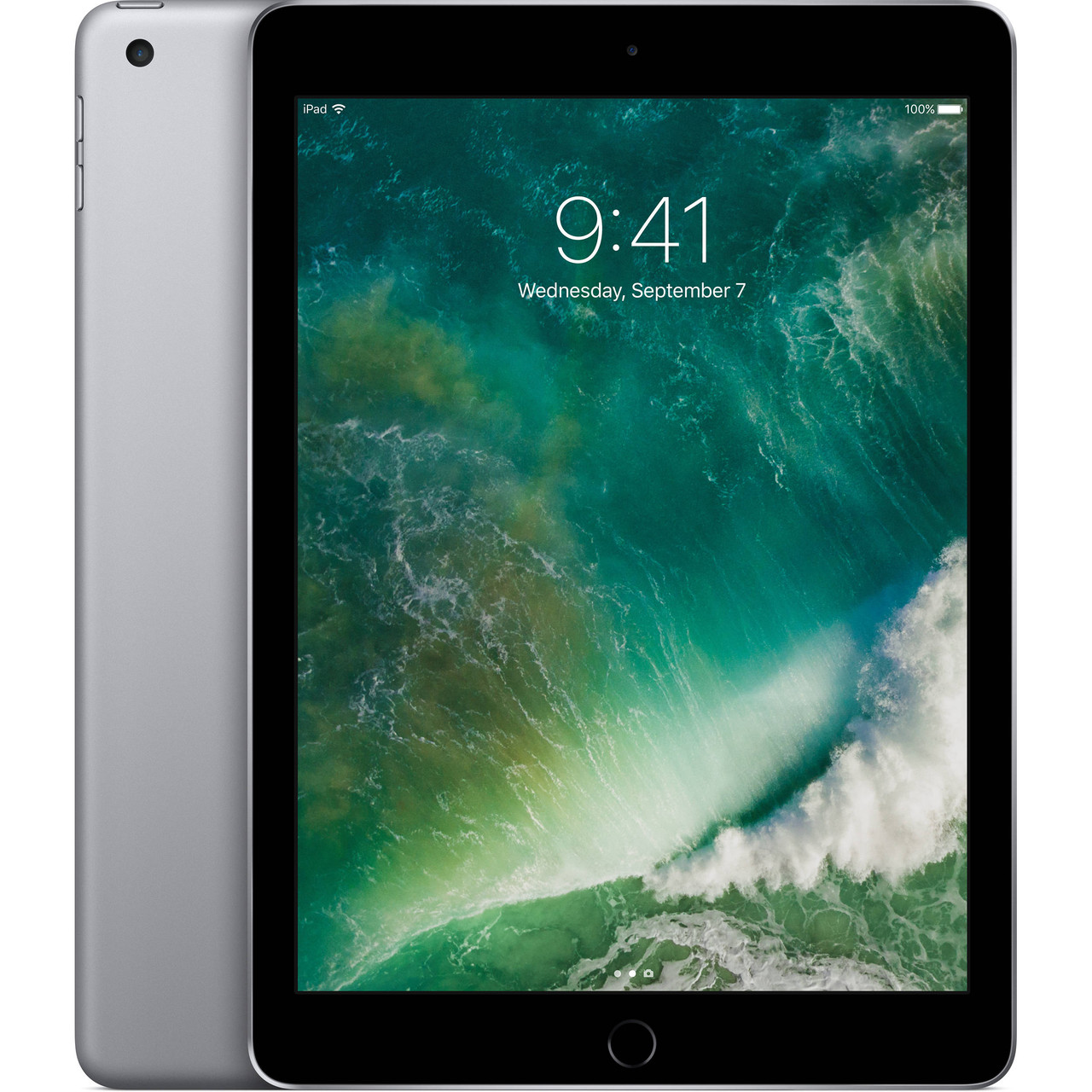 APPLE iPad 5th Gen 9.7'' (Wi-Fi + 4G, A1823, 32 GB, Unlocked, SPACE GRAY) GOOD