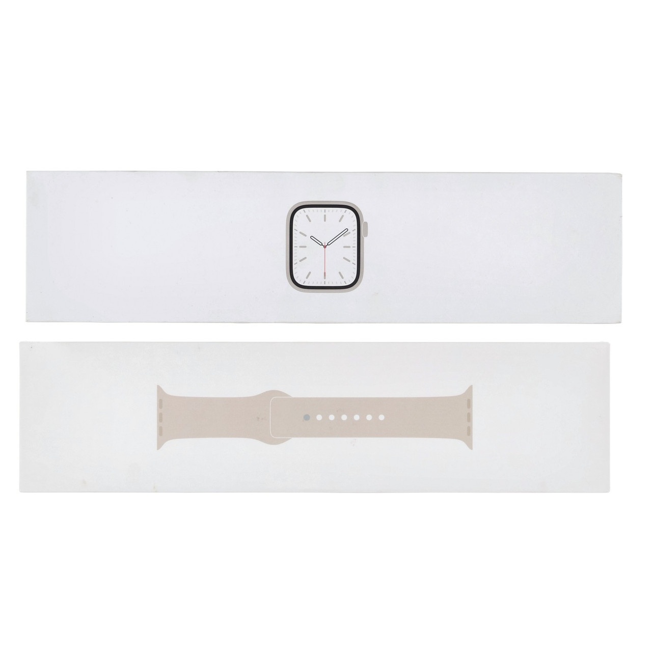 Apple Watch Series 7 41mm GPS Starlight Aluminum Body Sport Band  New