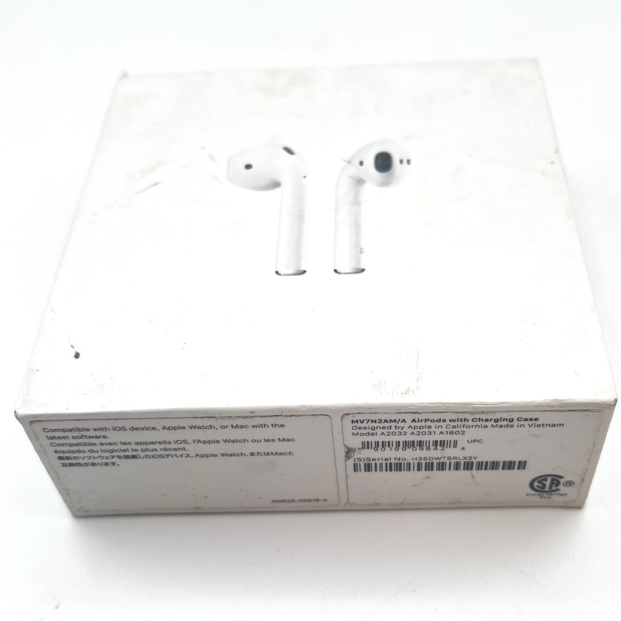 APPLE AIRPODS WITH CHARGING CASE MV7N2AM/A - USED
