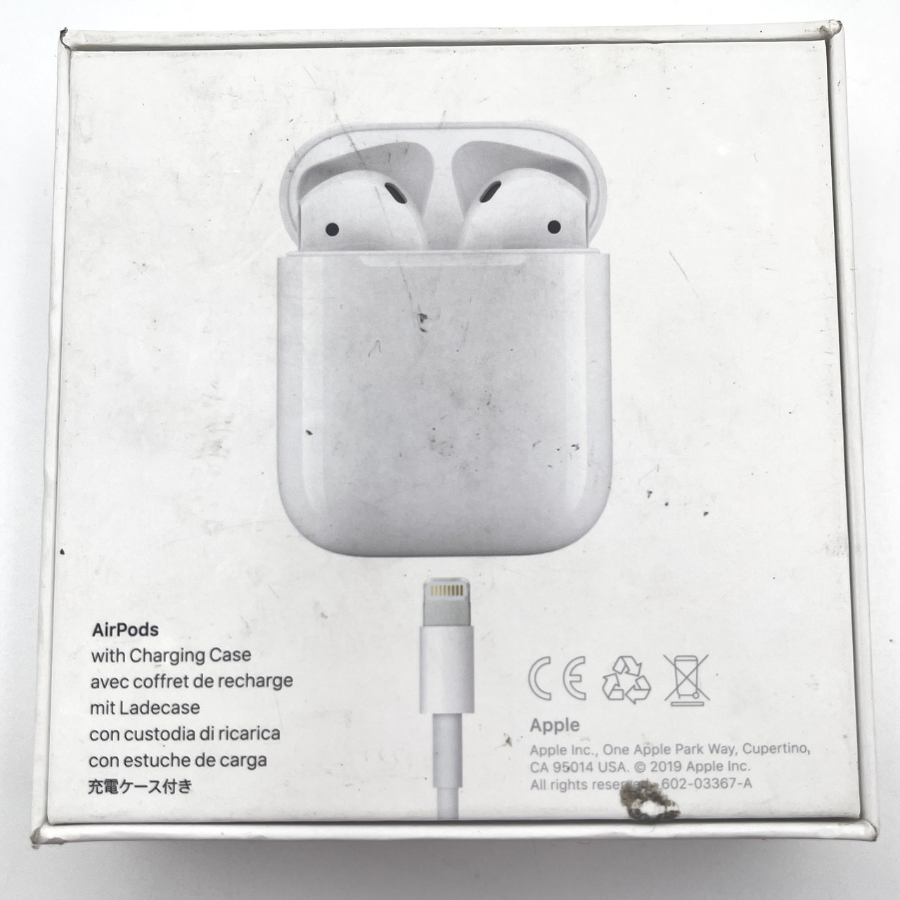 APPLE AIRPODS WITH CHARGING CASE MV7N2AM/A - USED