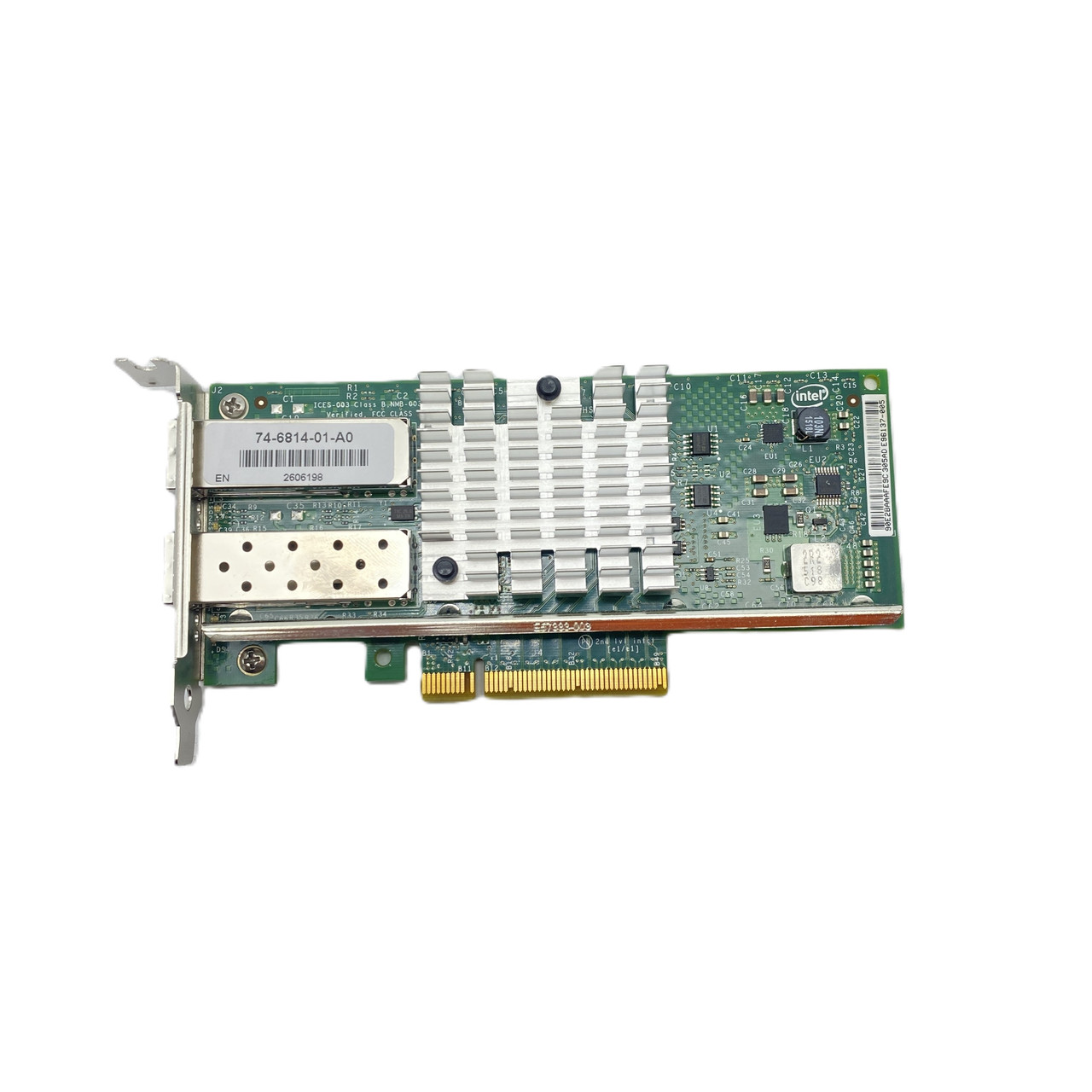 INTEL 74-6814-01-A0 CISCO N2XX-AIPCI01 V01 2 PORT 10GB SFP+ PCI ADAPTER 