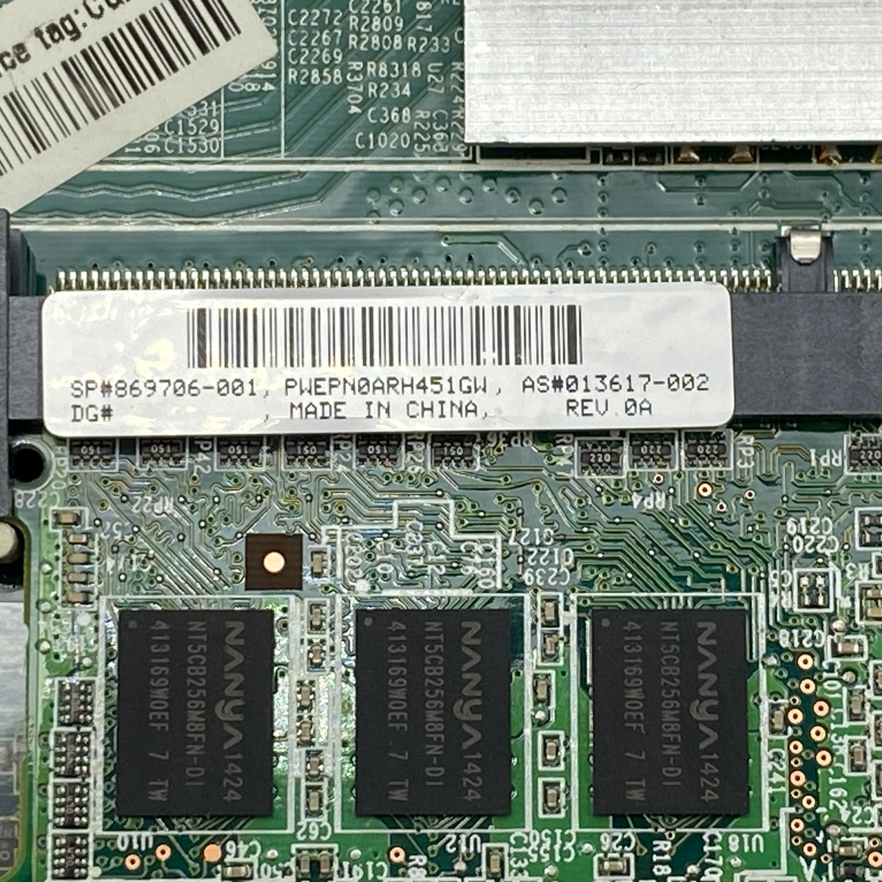 HP 869706-001 DL580 G8 SPI System Interface board