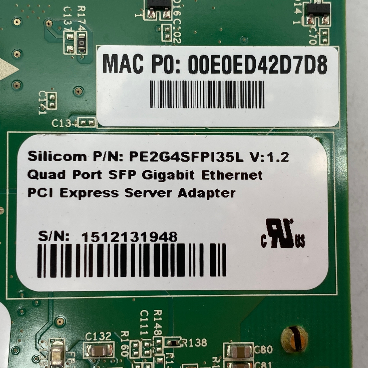 SILICOM PE2G4SFPI35L 4-Port 1GB Ethernet PCI Server Adapter