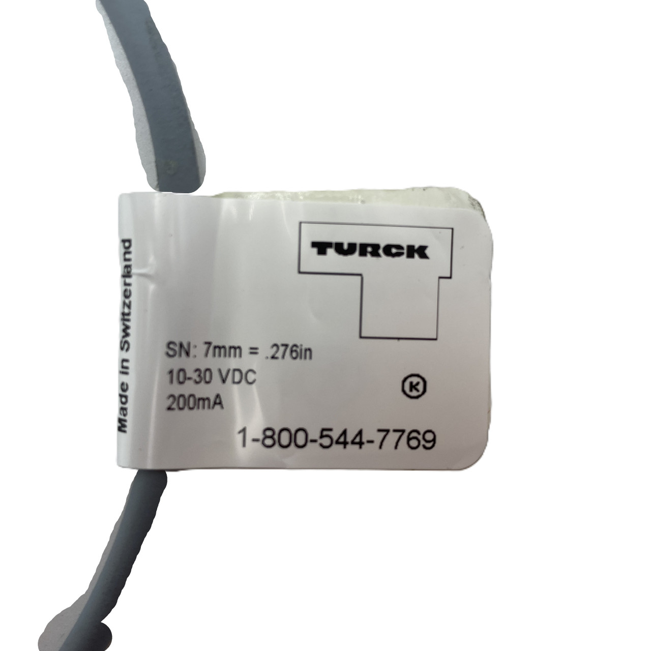 TURCK BI7-Q08-AP6X2-0.2M-PSG 7mm 3 Wire PNP Proximity Photoelectric Sensor - NEW