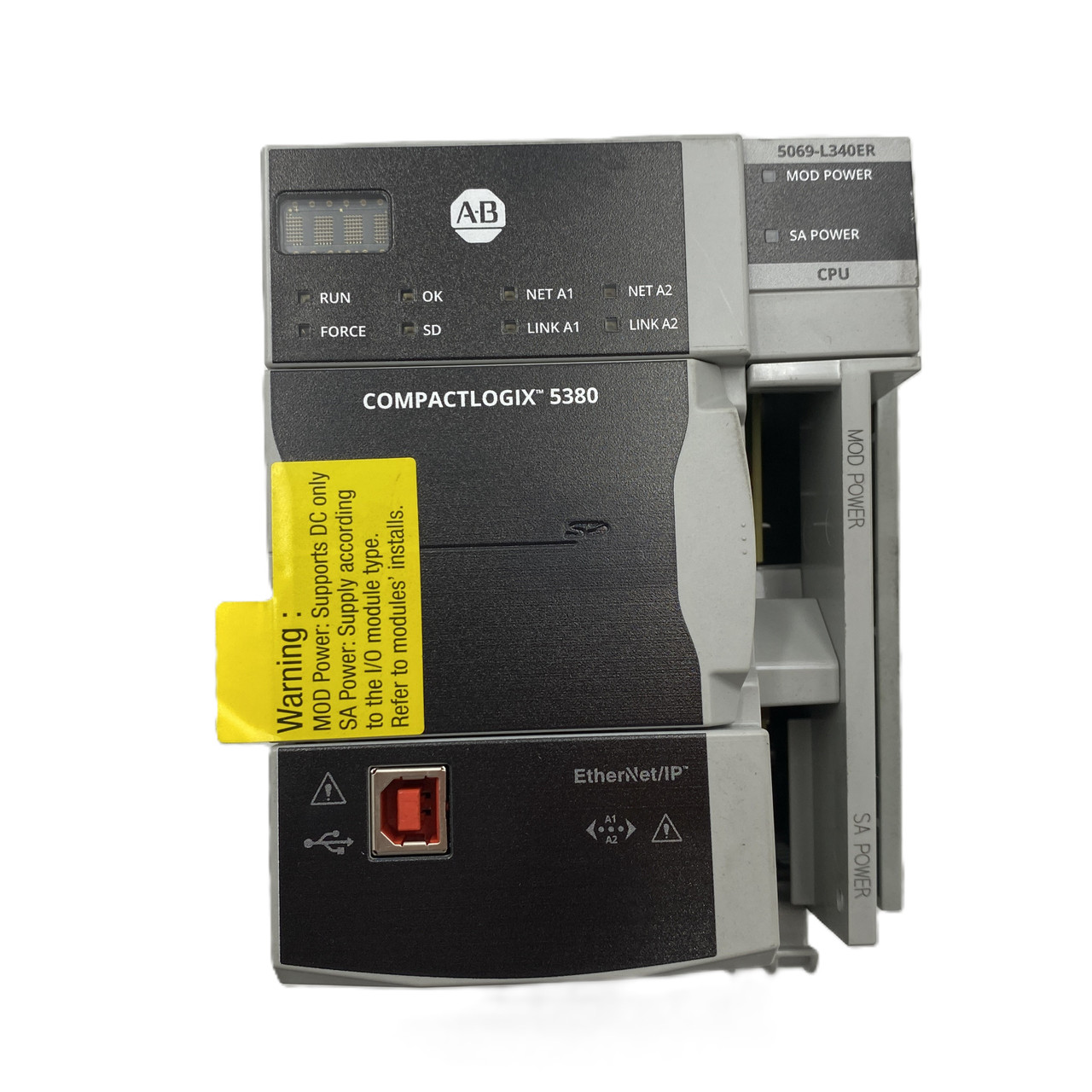 Allen-Bradley 5069-L340ER CompactLogix 5380 Controller 4MB 90 Eth/IP Nodes