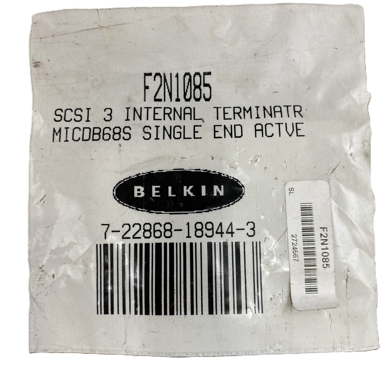 Belkin F2N1085 Pro Series SCSI III Terminator - NEW