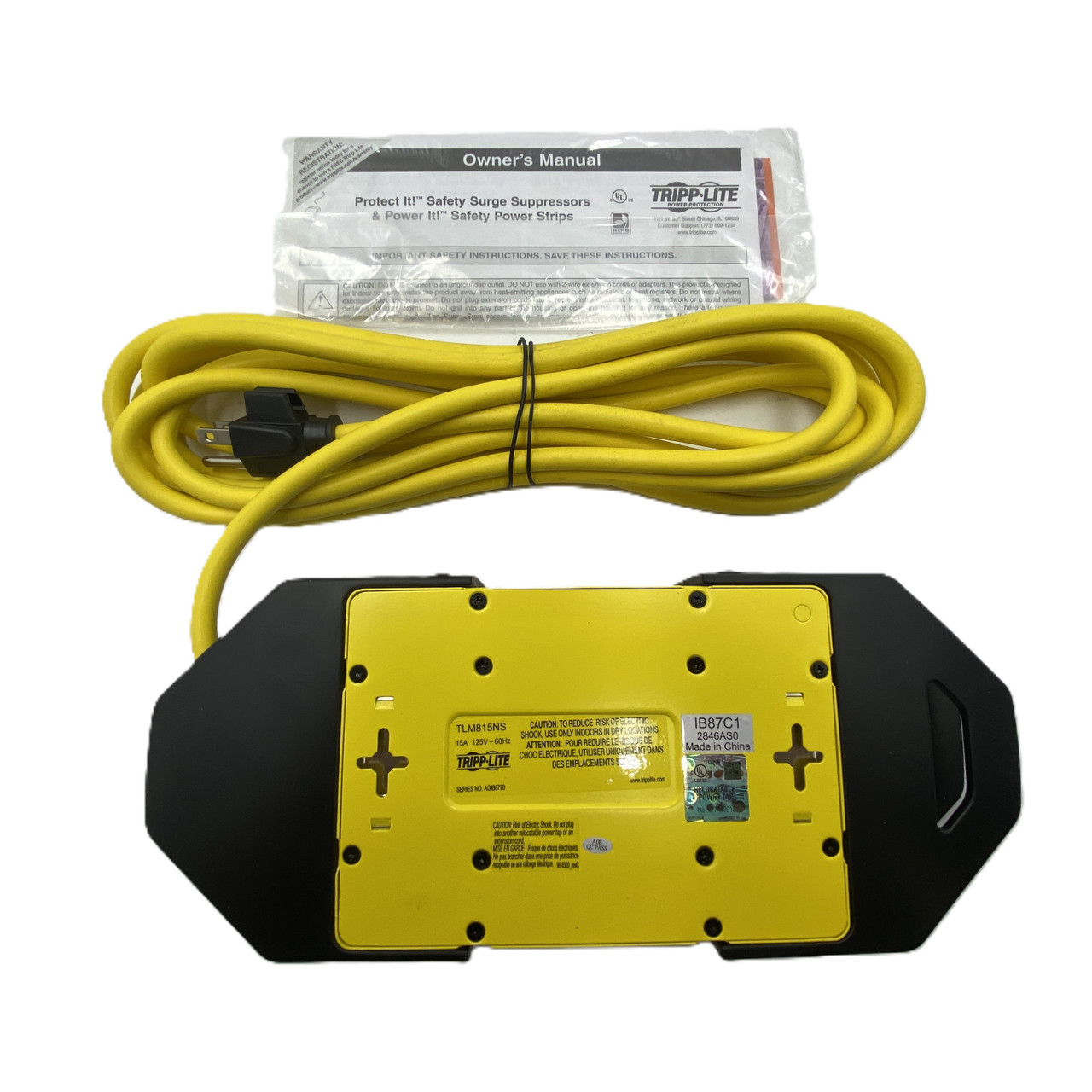Tripp-Lite TLM815NS 8-Outlet Safety Power Strip NEW