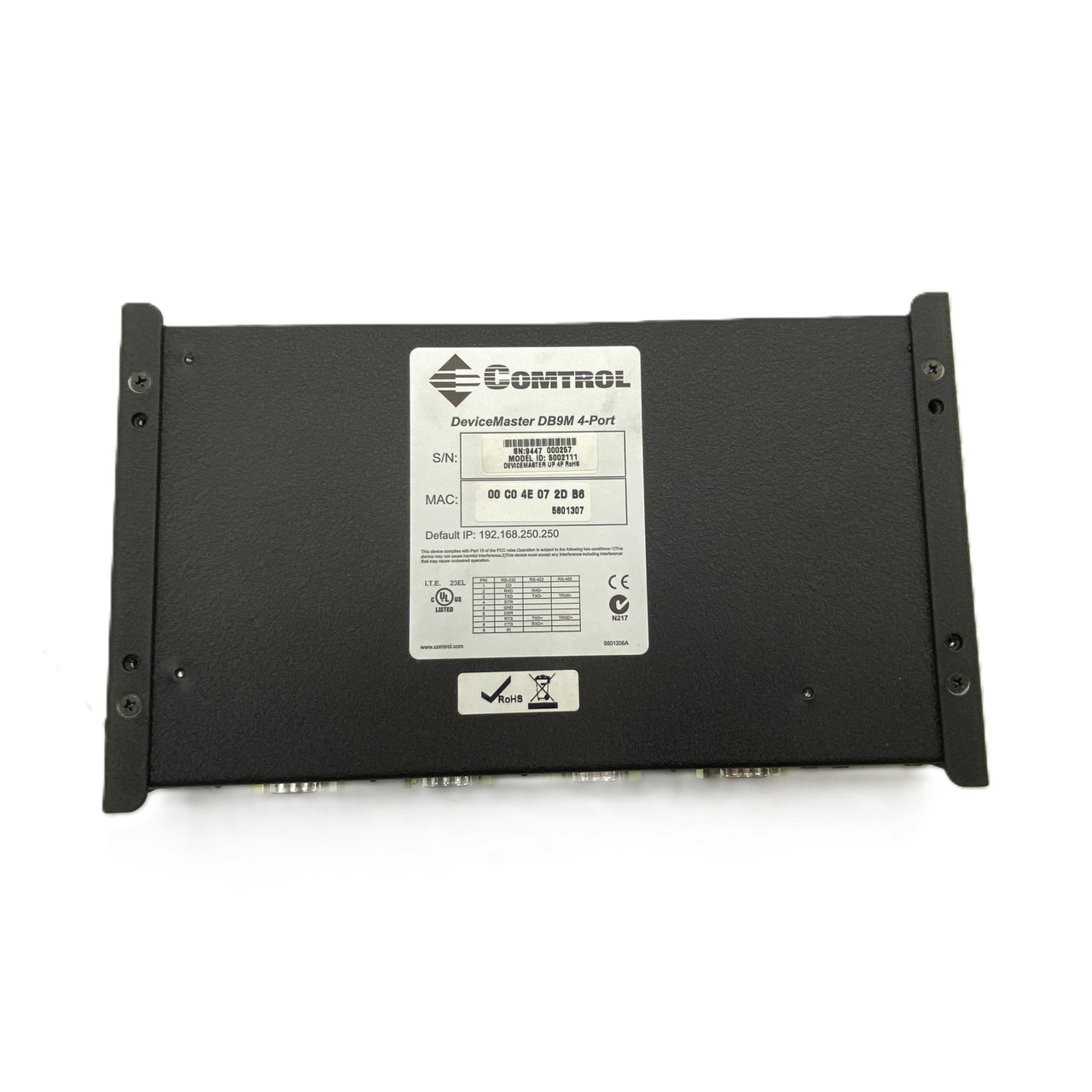 Comtrol DB9M  4-PORT Ethernet Device Server - NEW