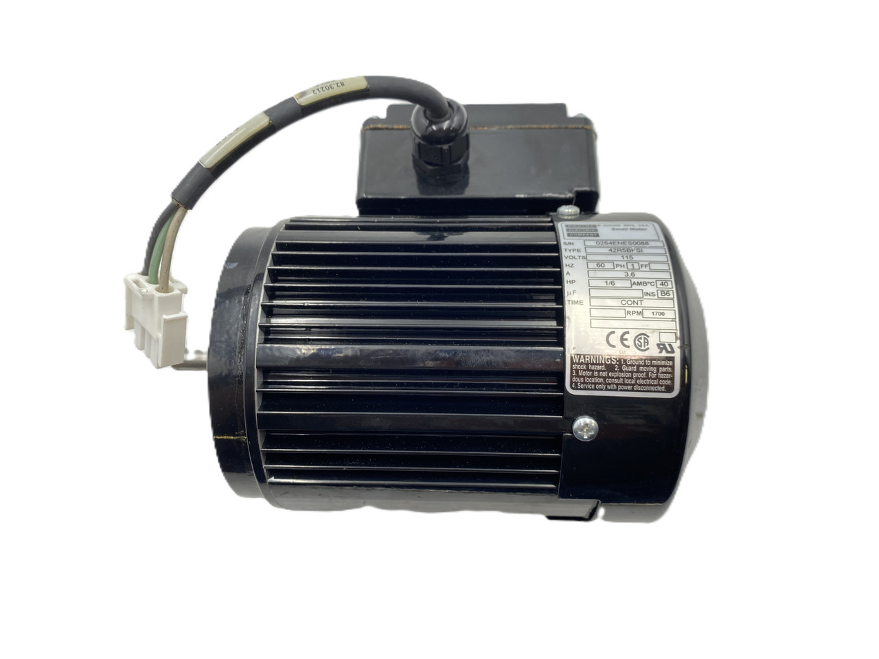 Bodine 1/6Hp AC Gearmotor 115V 1PH 1700 RPM  42R5BFSI NEW