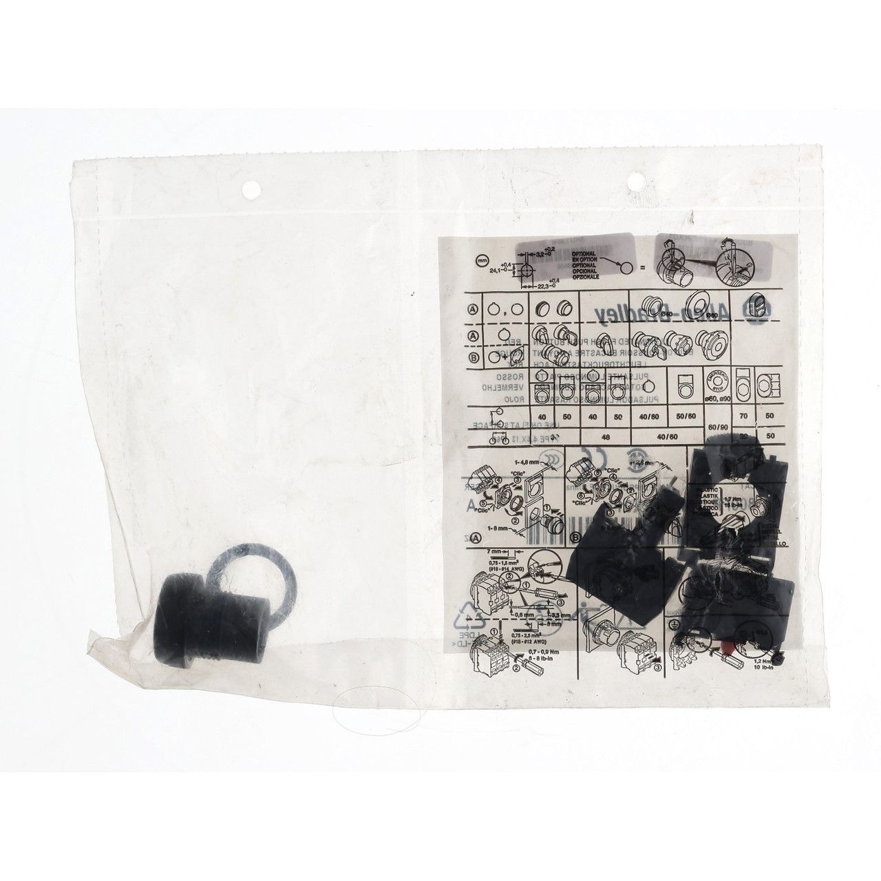 Allen Bradley 800FP-LF4PN3RX01  Illuminated Push Button Flush Red 24V AC/DC -New