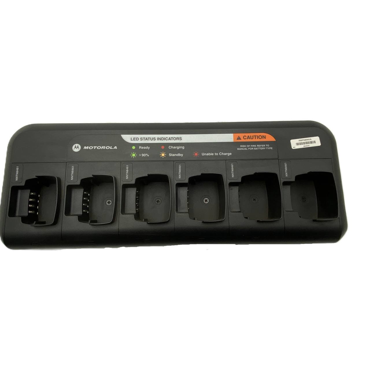 Motorola PMLN6593A 6-Bay Multi-Unit Charger Base for Two-Way Radios