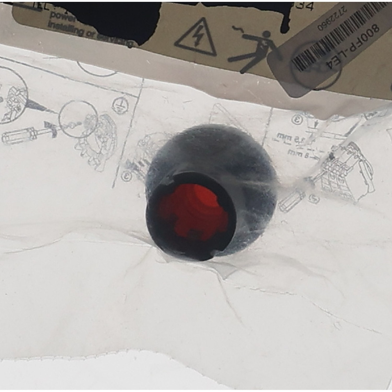 Allen Bradley 800FP-LE4 Red Illuminated Push Button Operator 24V - New