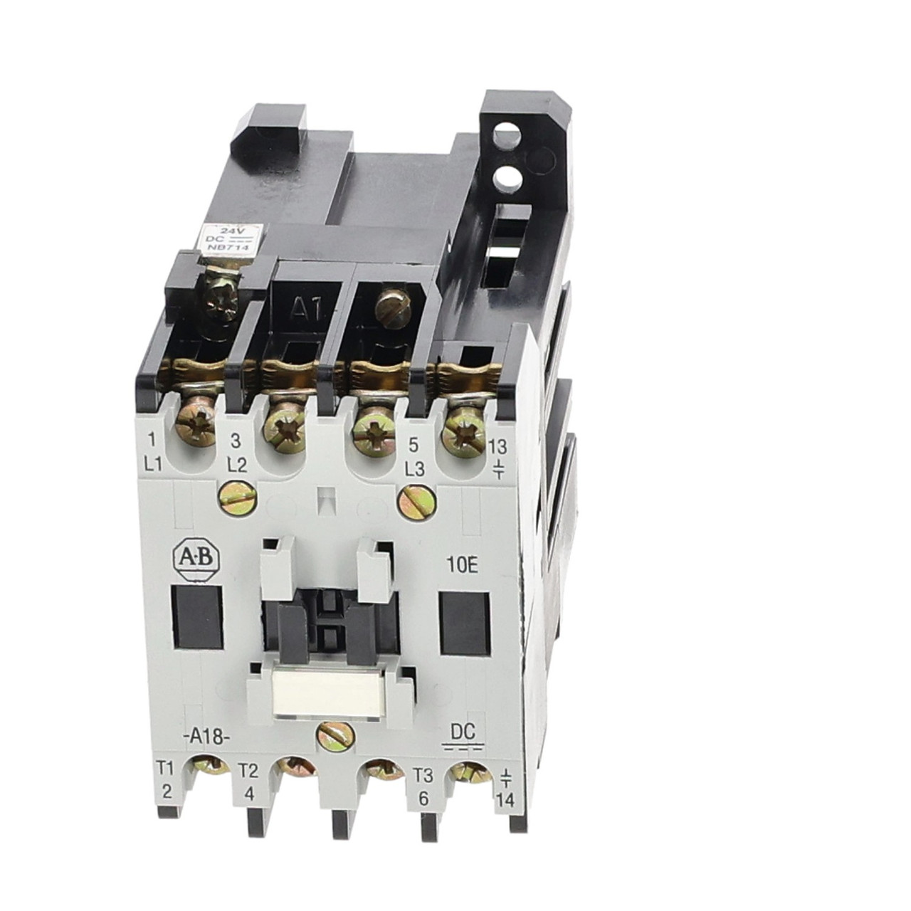 Allen Bradley 100-A18NZ243 Contactor 18A 24VDC 4-Pole Series B - New