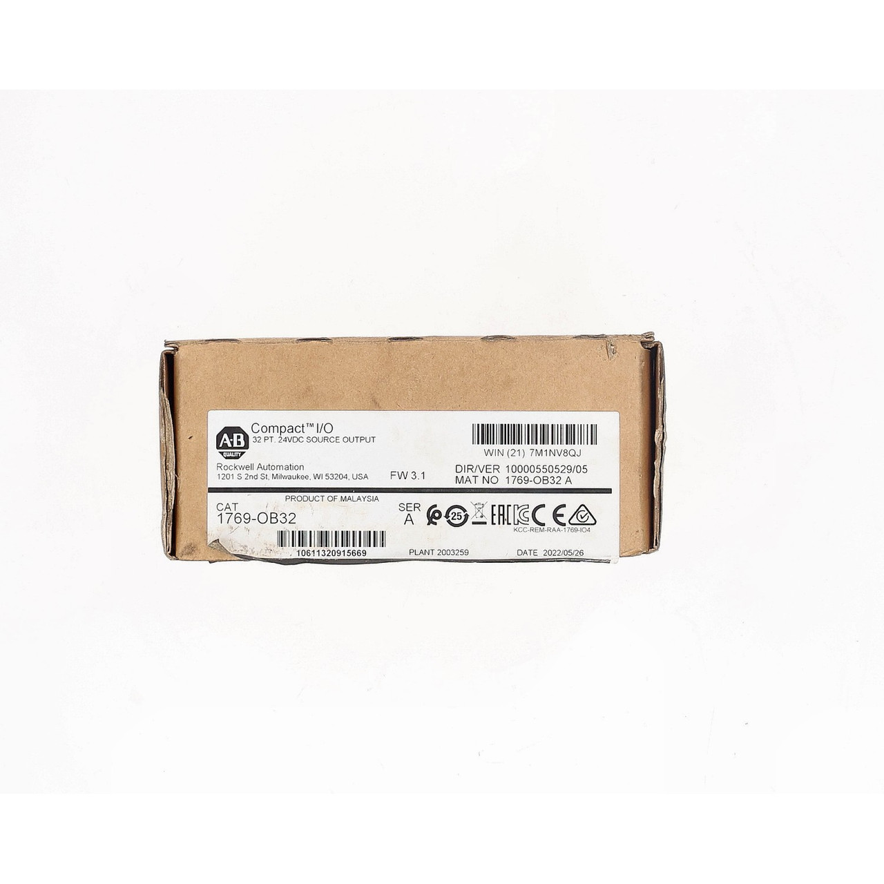 Allen Bradley 1769-OB32 Digital Output Module 32-Point 24VDC CompactLogix - New