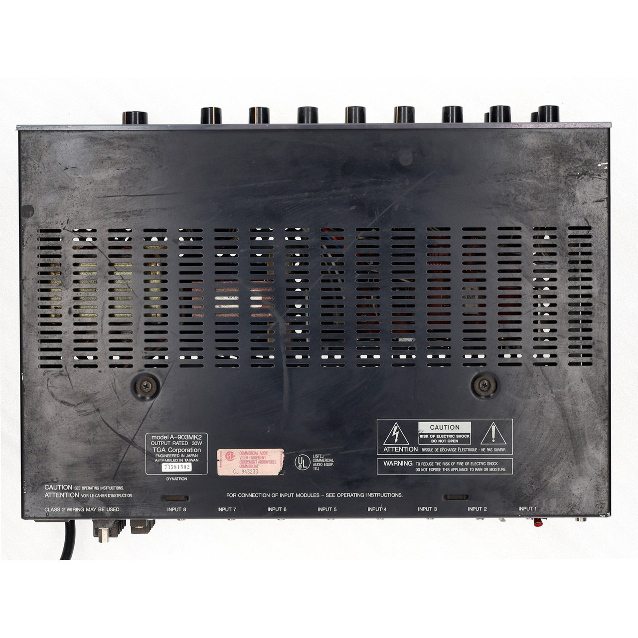 Toa A-903MK2 Eight Channel Mixer Amplifier 900 Series