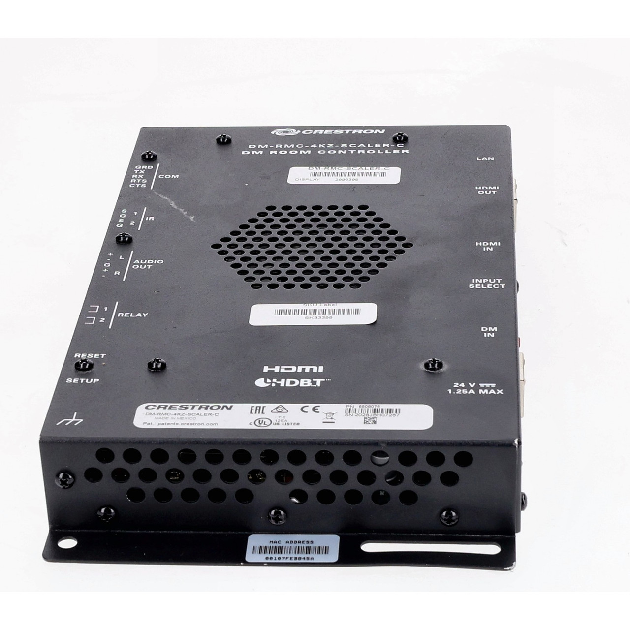 Crestron DM-RMC-SCALER-C DigitalMedia 8G Receiver and Scaler HDMI Output