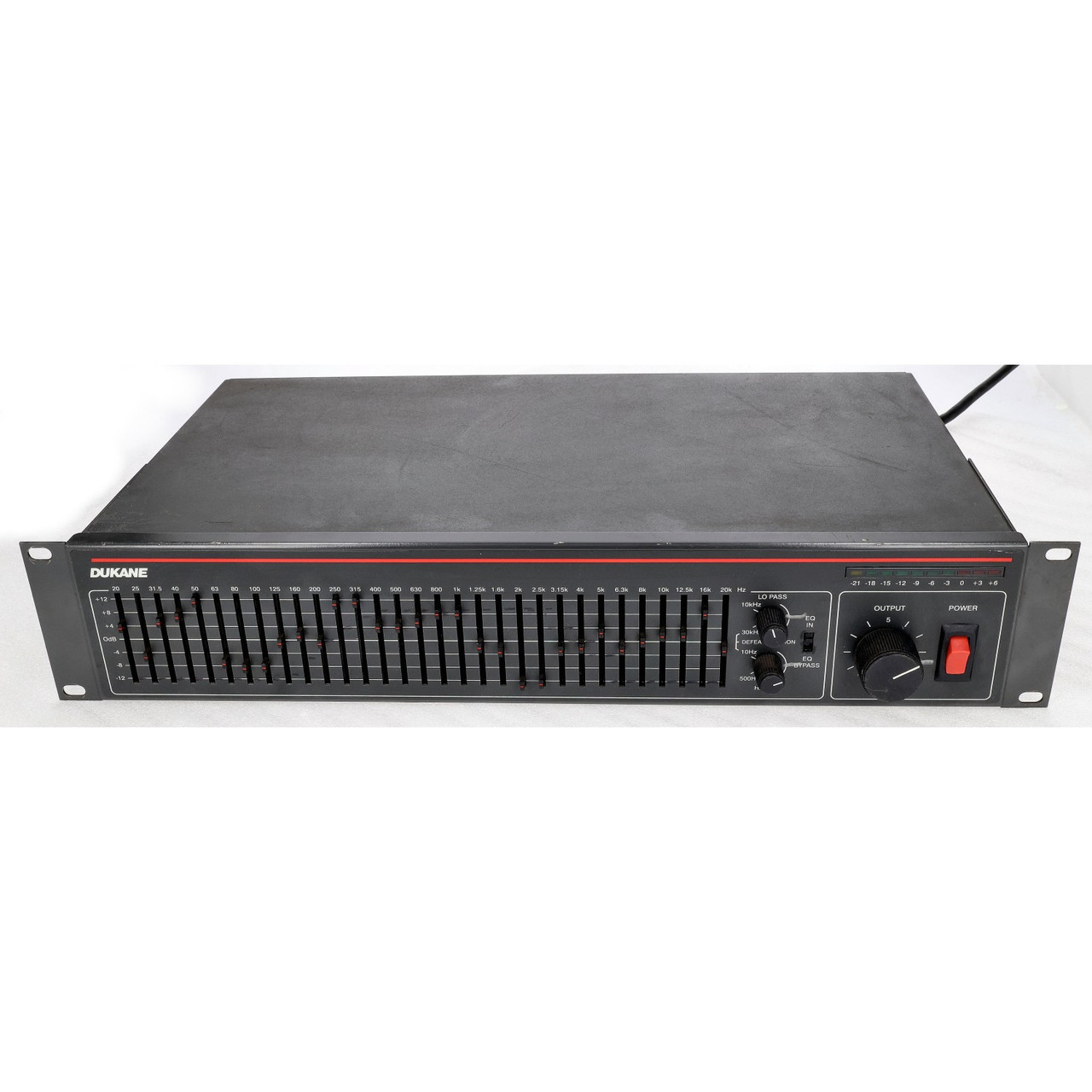 Dukane 3A242A Professional 31 Band Equalizer Rack Mount Audio Processor