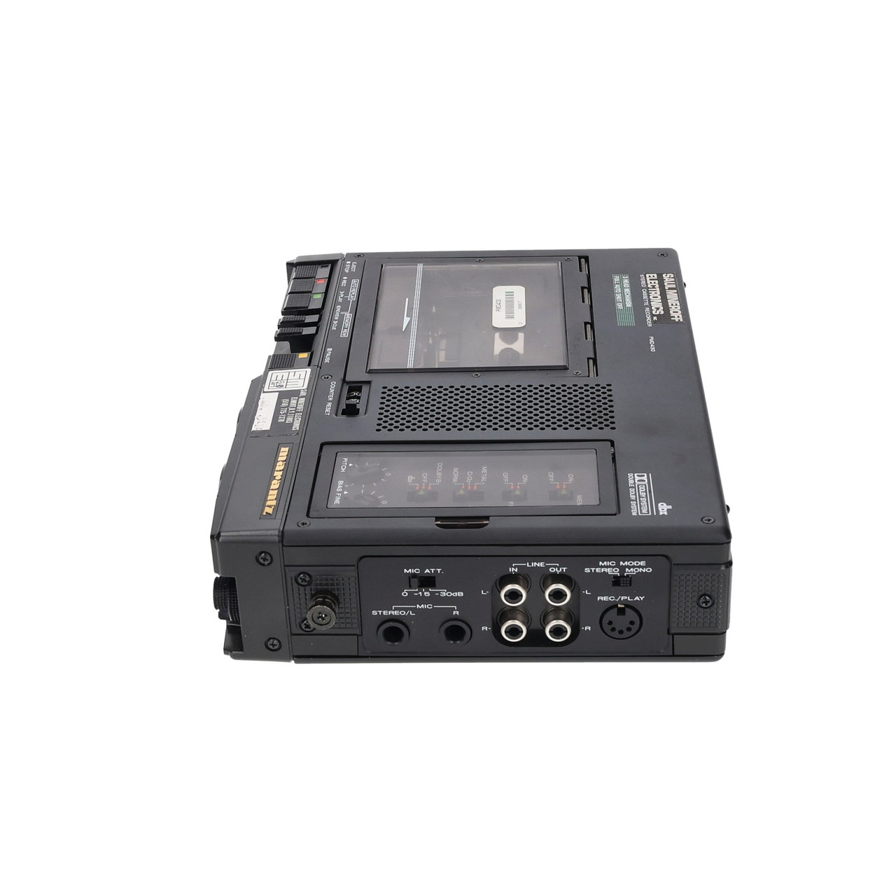 Marantz PMD430 Cassette Recorder 3 Head Portable Audio Deck with Pitch Control