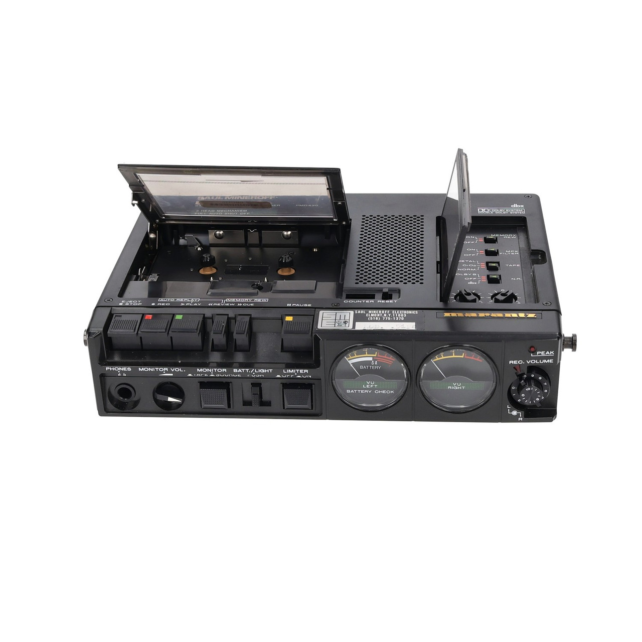 Marantz PMD430 Cassette Recorder 3 Head Portable Audio Deck with Pitch Control