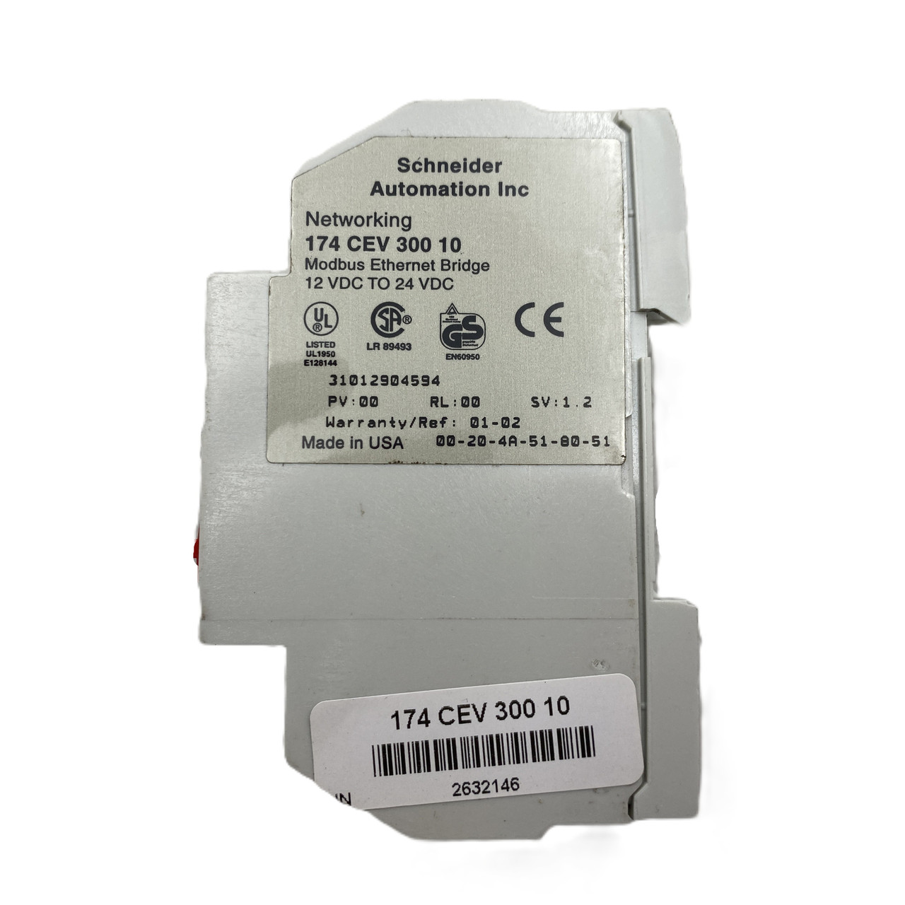 Schneider Electric 174 CEV 300 10 Modbus Ethernet Bridge 12–24VDC