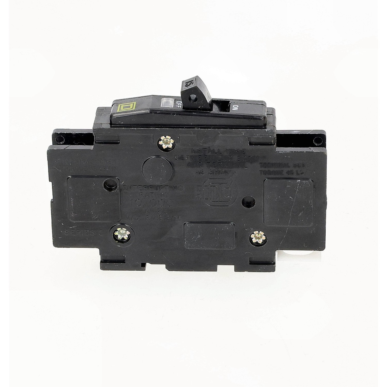 Square D QOU115 Circuit Breaker 15A 1 Pole 120 240V Thermal Magnetic