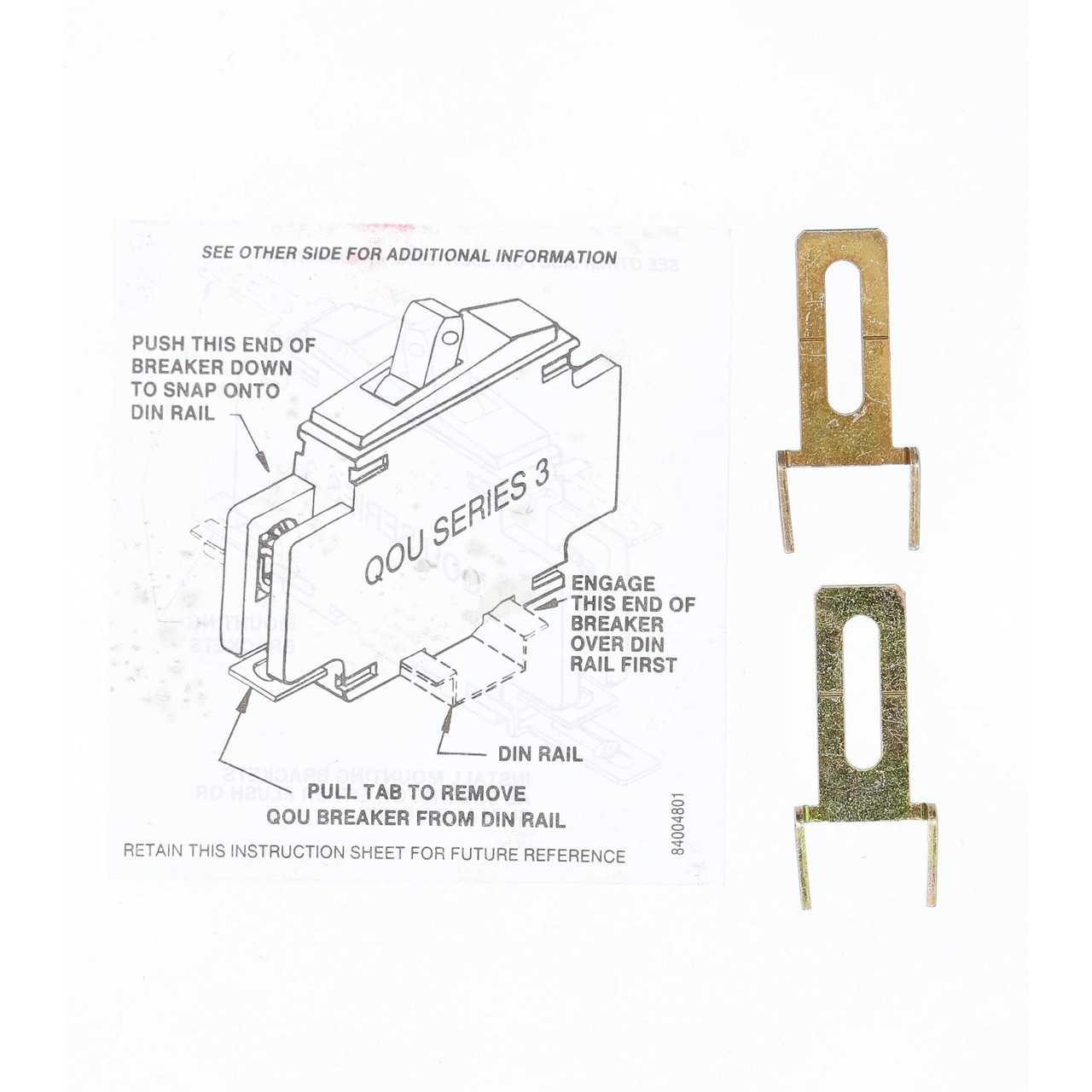 Square D QOU115 Circuit Breaker 15A 1 Pole 120 240V Thermal Magnetic