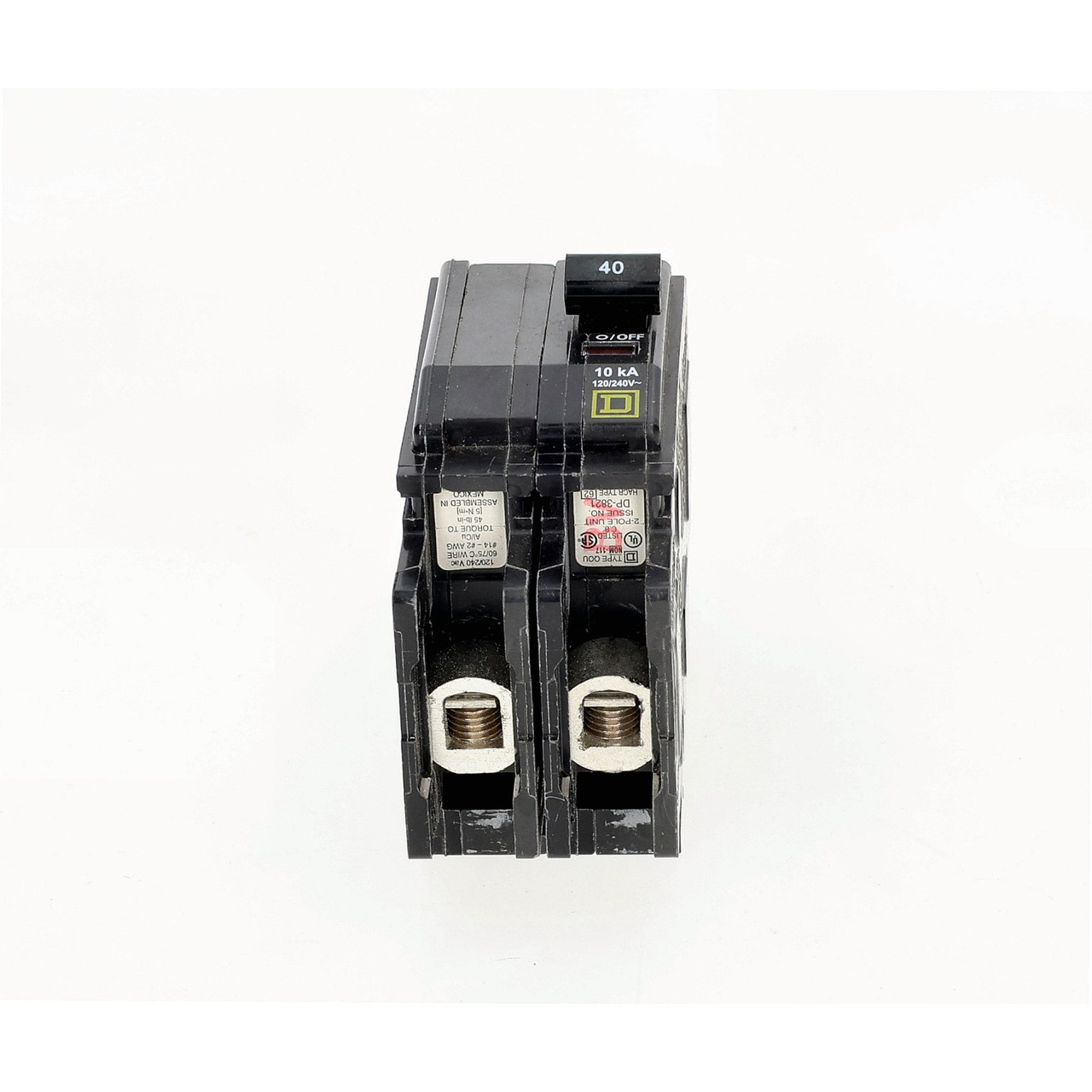 Square D QOU235 Circuit Breaker 35A 2 Pole 120 240V Thermal Magnetic