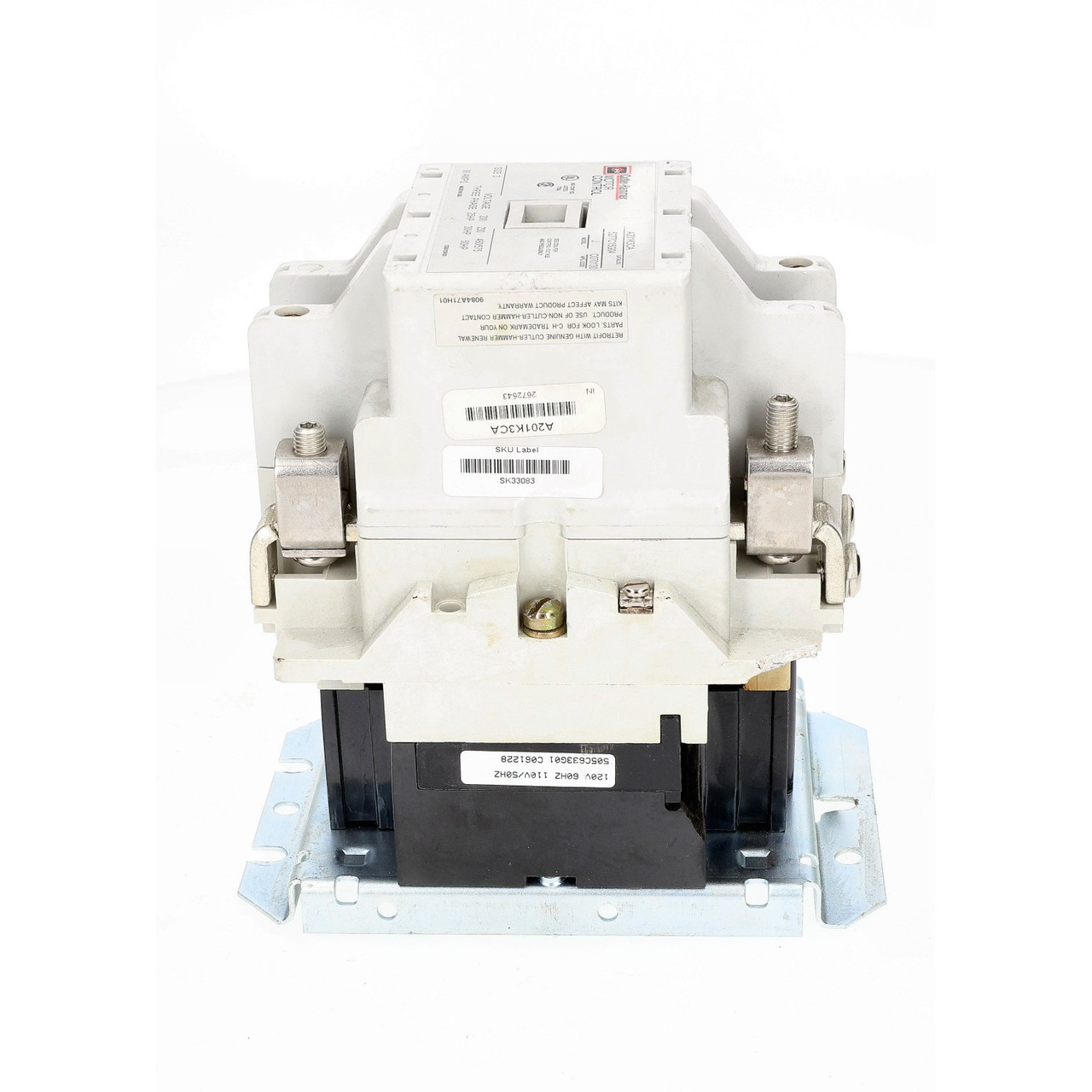 Cutler Hammer A201K3CA Contactor 90A 120V Coil 3 Phase NEMA Size 3 Motor Starter